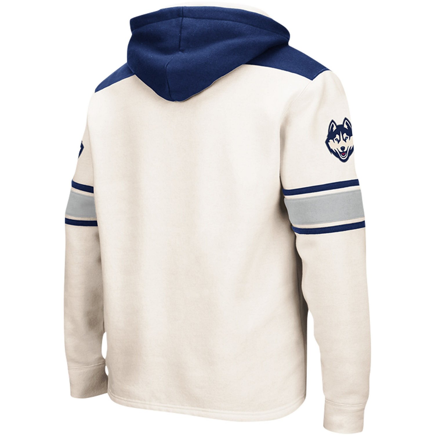 Colosseum UConn Huskies 20 Lace-Up Pullover Hoodie - view number 3
