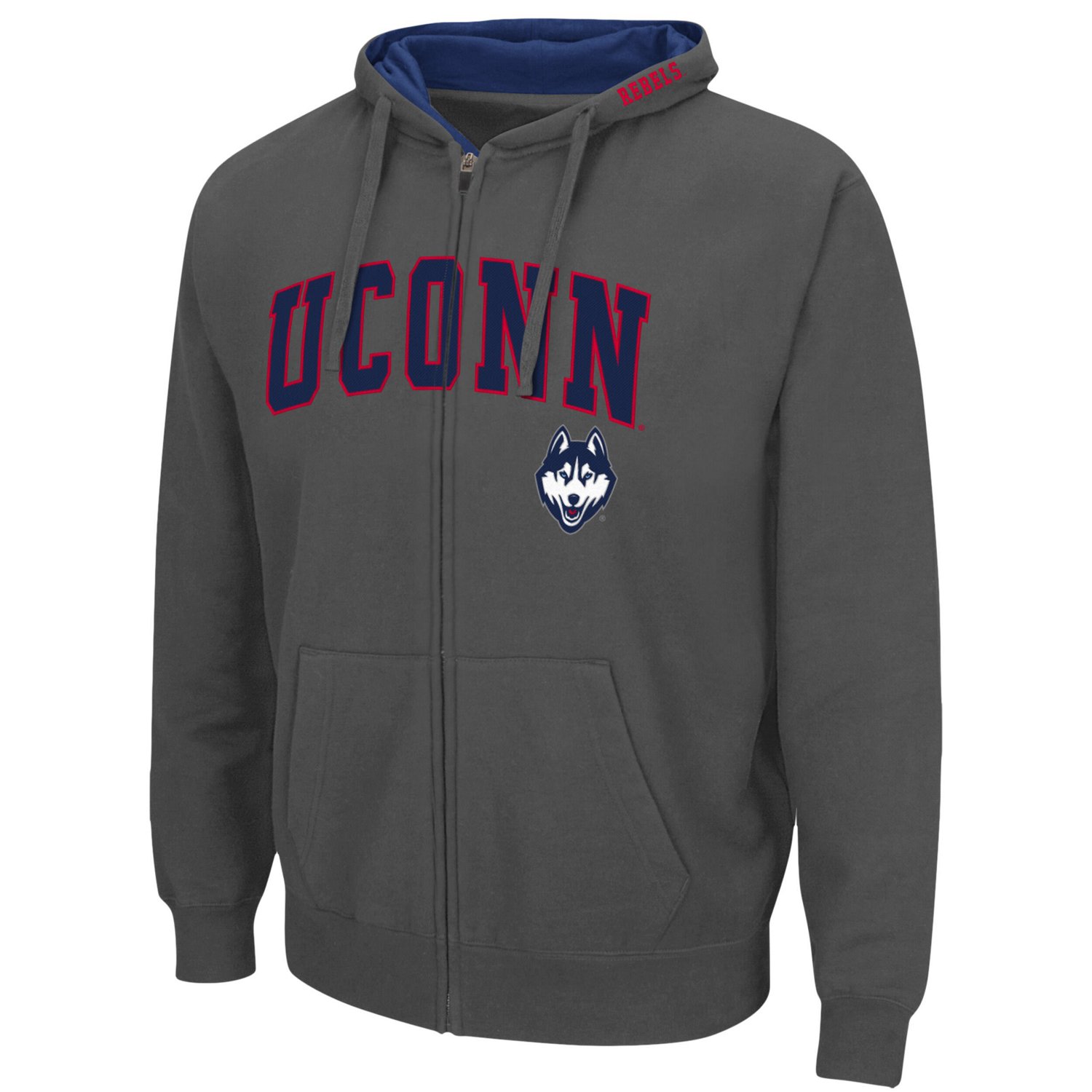 Colosseum UConn Huskies Arch  Logo 30 Full-Zip Hoodie                                                                            - view number 2