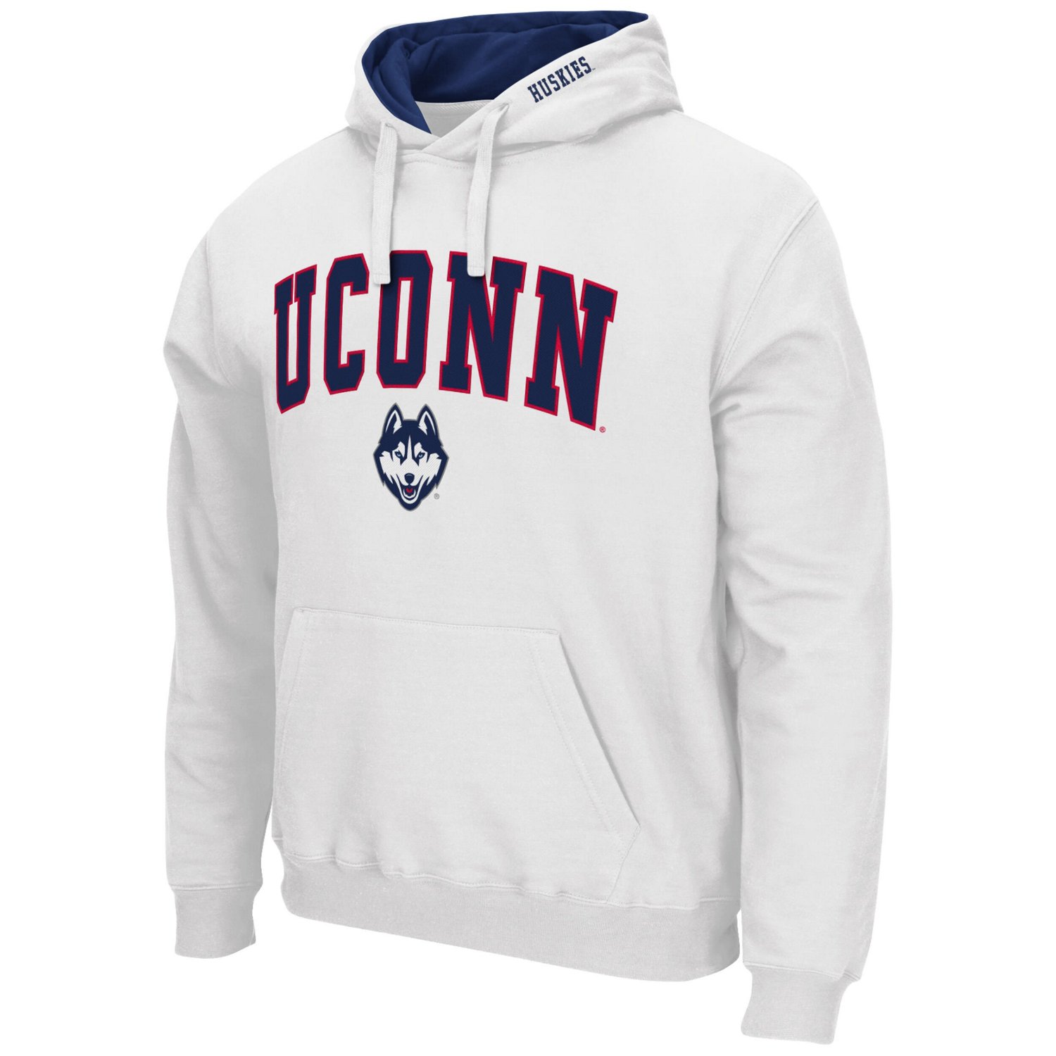 Colosseum UConn Huskies Arch  Logo 30 Pullover Hoodie                                                                            - view number 2