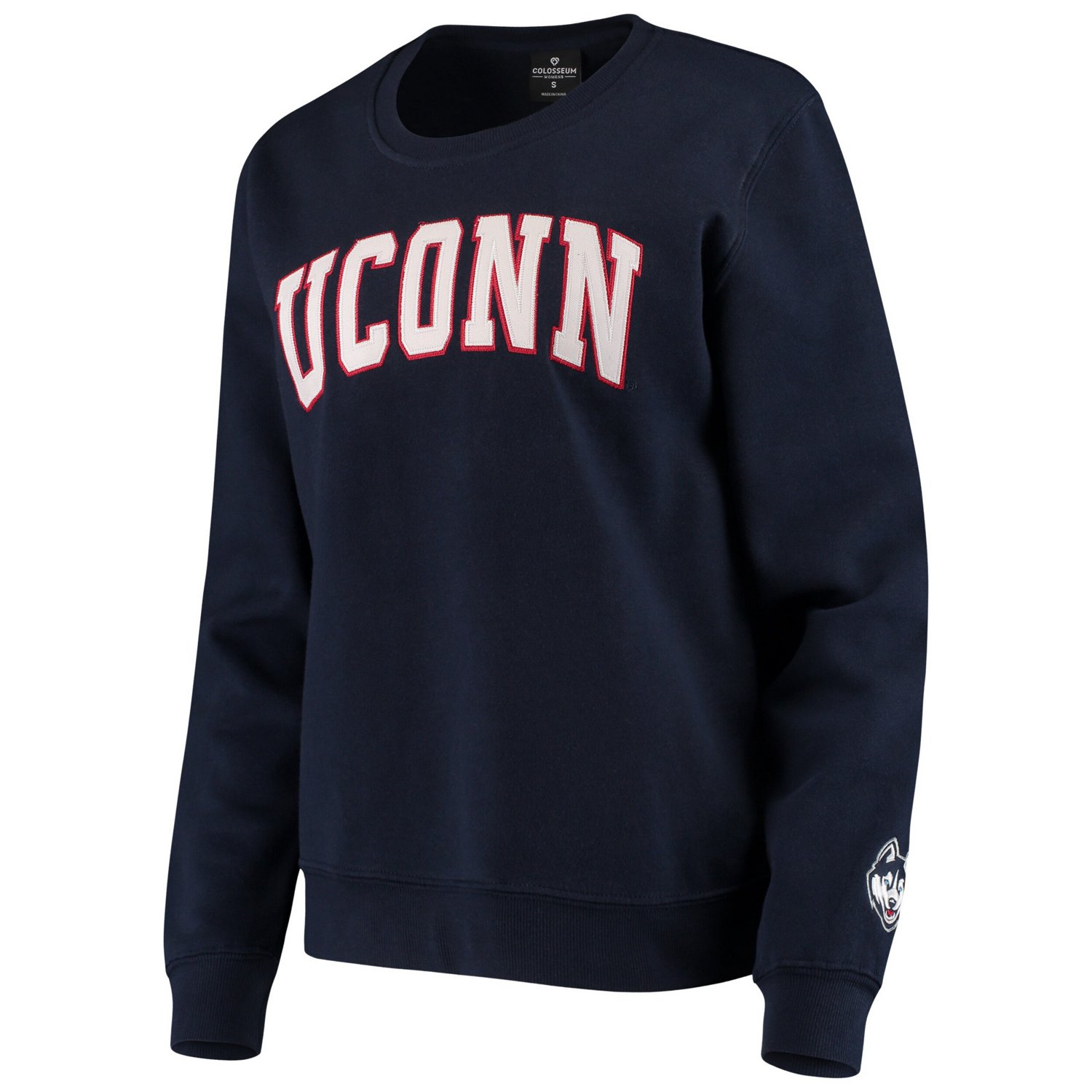 Colosseum UConn Huskies Campanile Pullover Sweatshirt                                                                            - view number 2