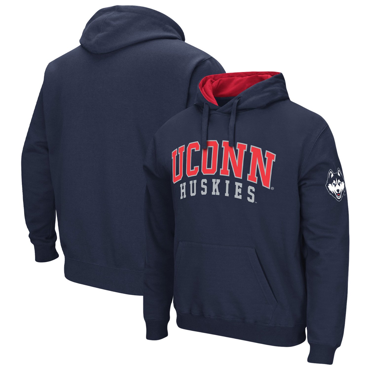 Colosseum UConn Huskies Double Arch Pullover Hoodie - view number 1