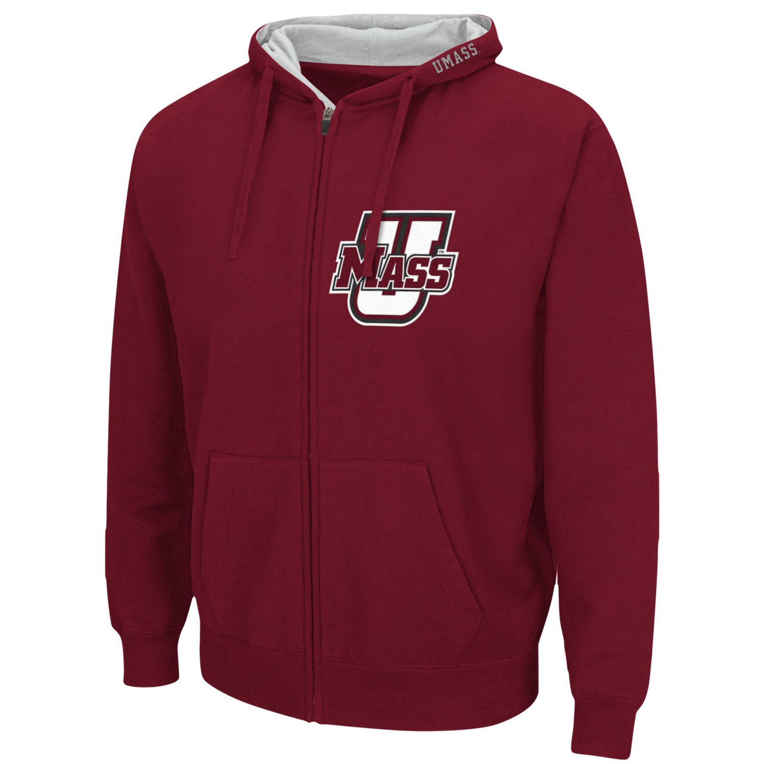 Colosseum UMass Minutemen Arch  Logo 30 Full-Zip Hoodie                                                                          - view number 2