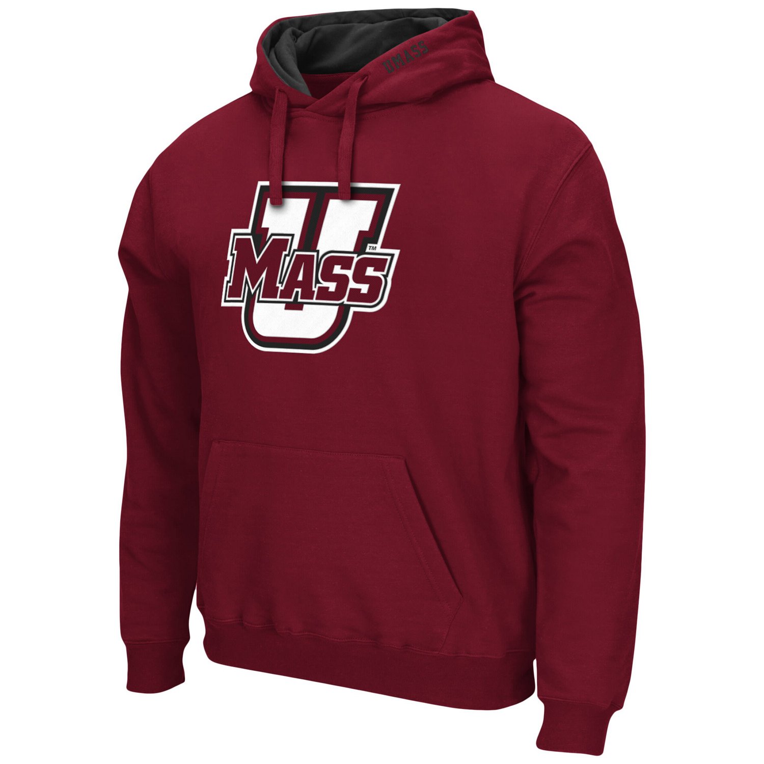 Colosseum UMass Minutemen Arch and Logo Pullover Hoodie                                                                          - view number 2