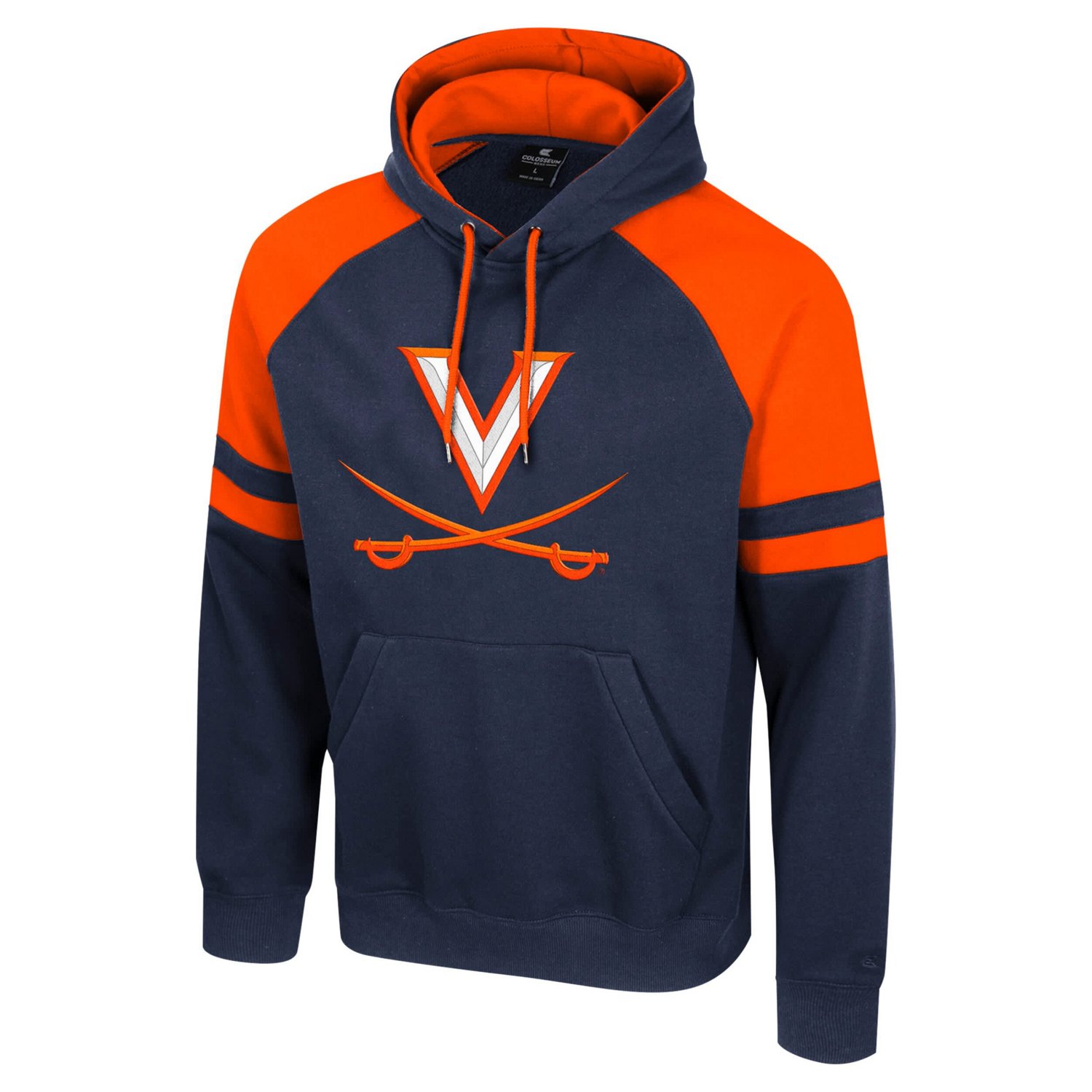 Colosseum Virginia Cavaliers Todd Raglan Pullover Hoodie - view number 2