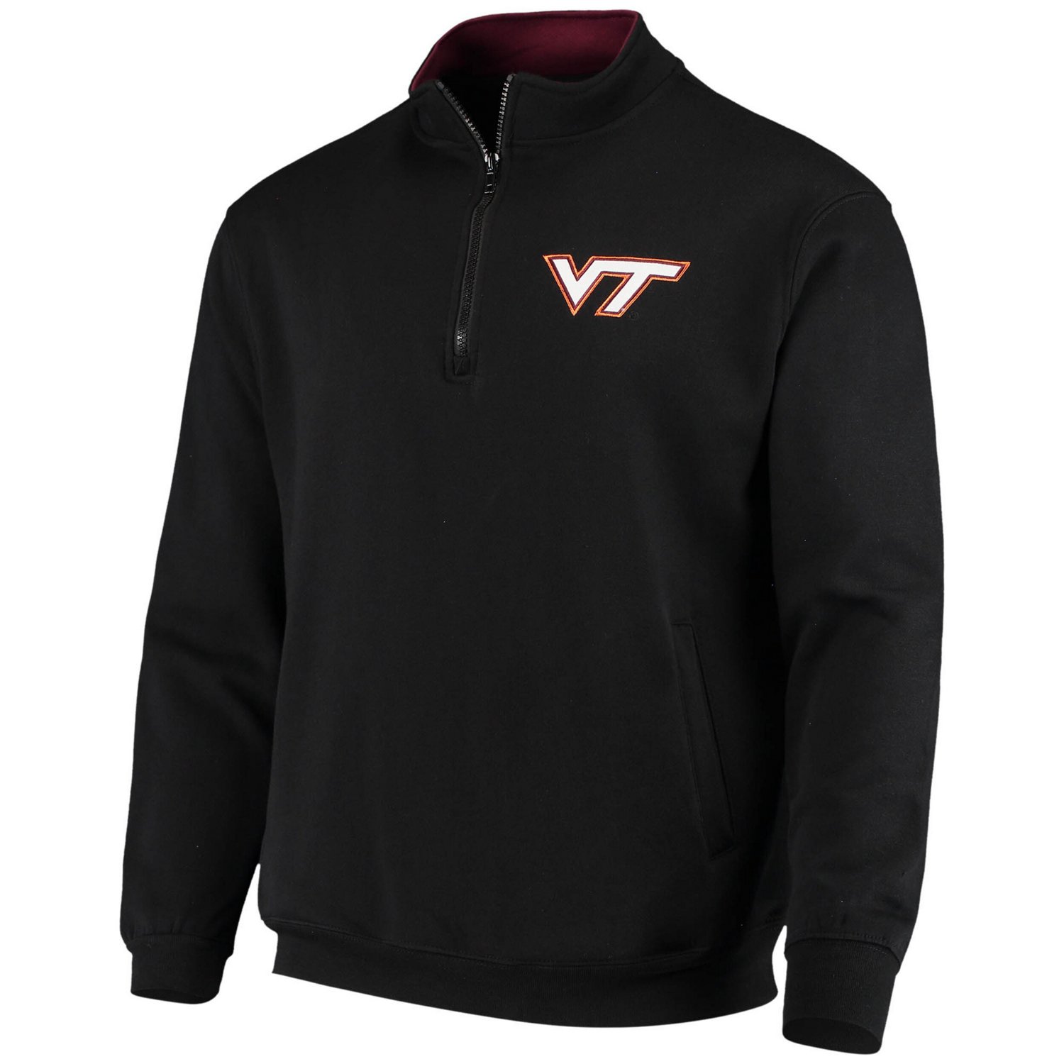 Colosseum Virginia Tech Hokies Tortugas Logo Quarter-Zip Jacket                                                                  - view number 2