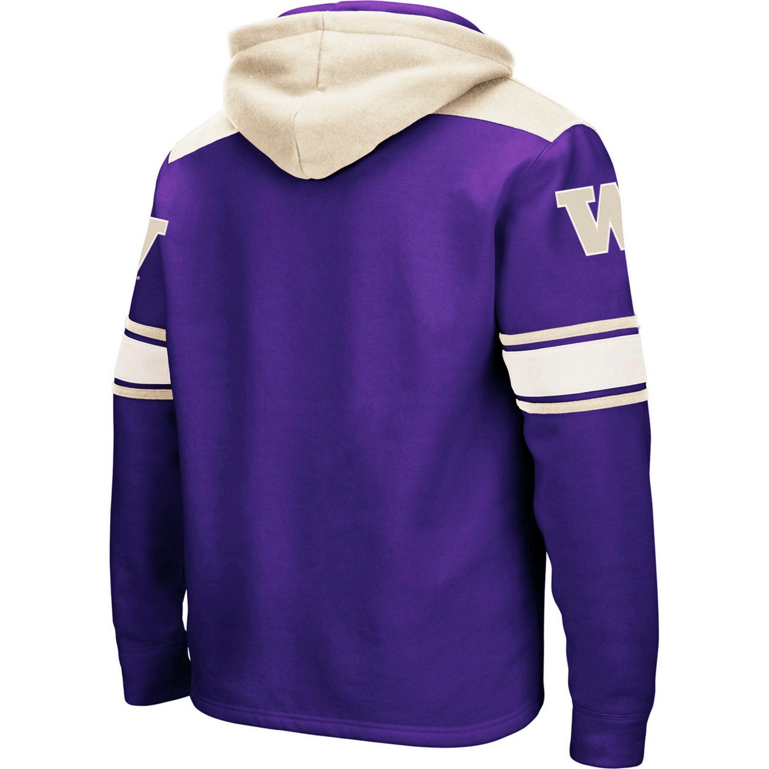 Colosseum Washington Huskies 20 Lace-Up Pullover Hoodie - view number 3