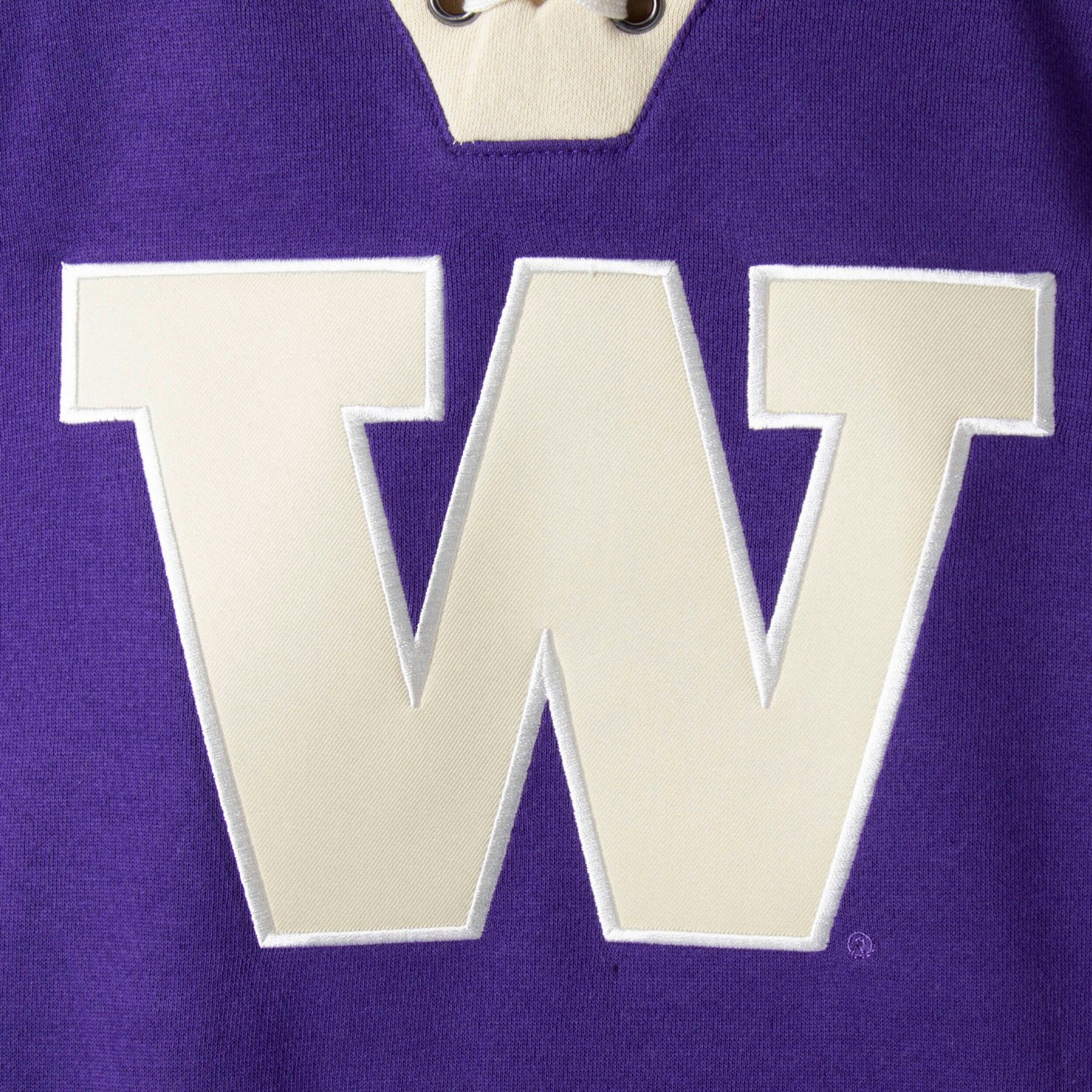 Colosseum Washington Huskies 20 Lace-Up Pullover Hoodie - view number 4
