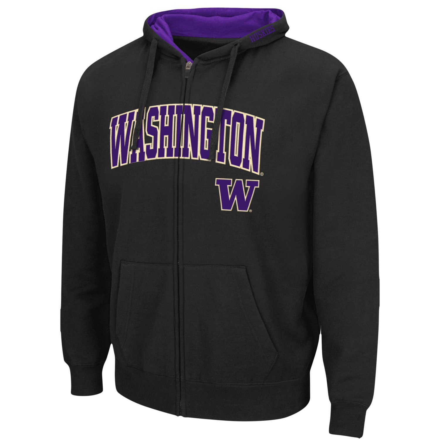 Colosseum Washington Huskies Arch  Logo 30 Full-Zip Hoodie - view number 2