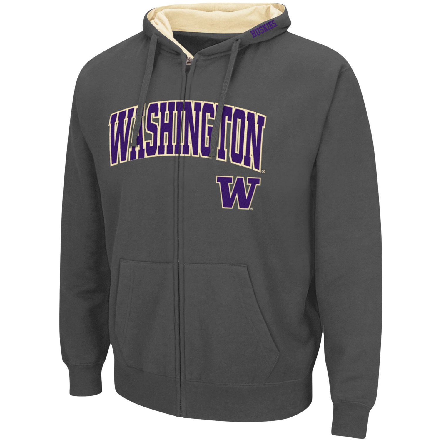 Colosseum Washington Huskies Arch  Logo 30 Full-Zip Hoodie - view number 2