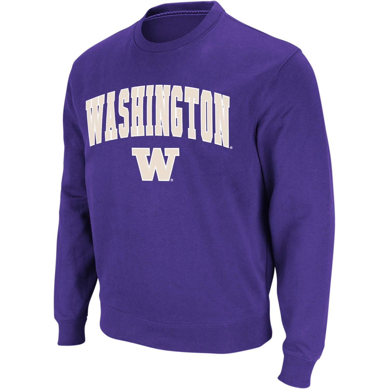 Colosseum Washington Huskies Arch  Logo Crew Neck Sweatshirt - view number 2