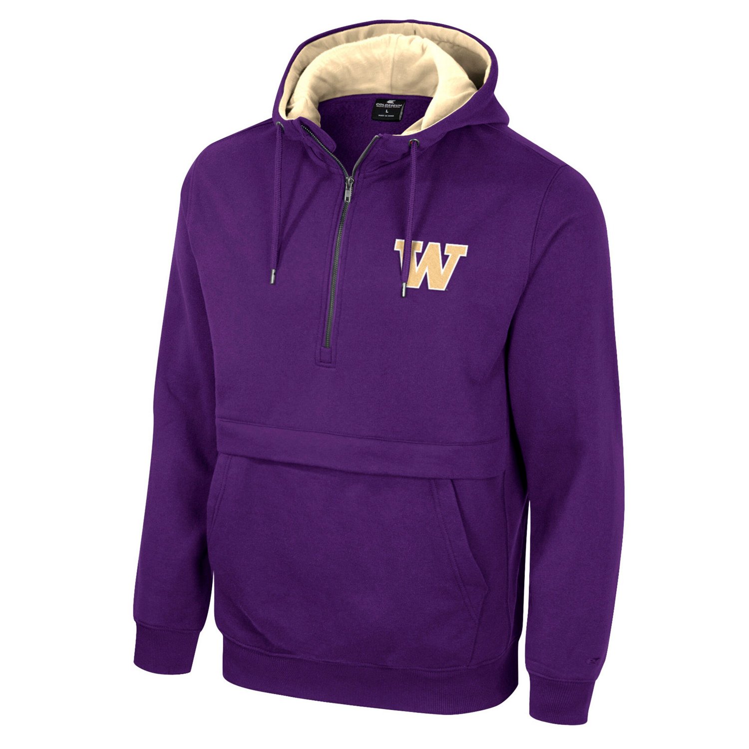 Colosseum Washington Huskies Half-Zip Hoodie - view number 2