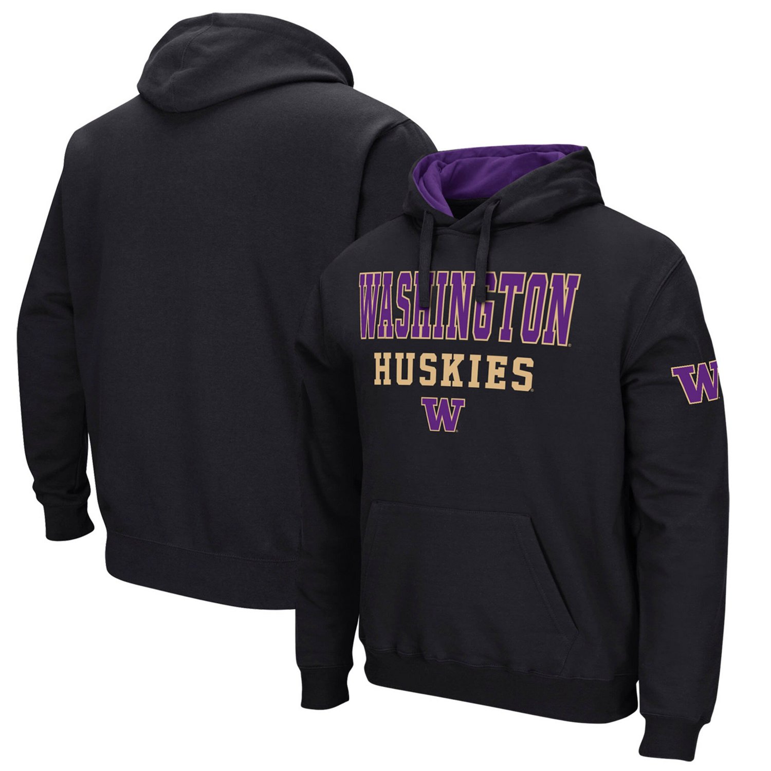 Colosseum Washington Huskies Sunrise Pullover Hoodie - view number 1
