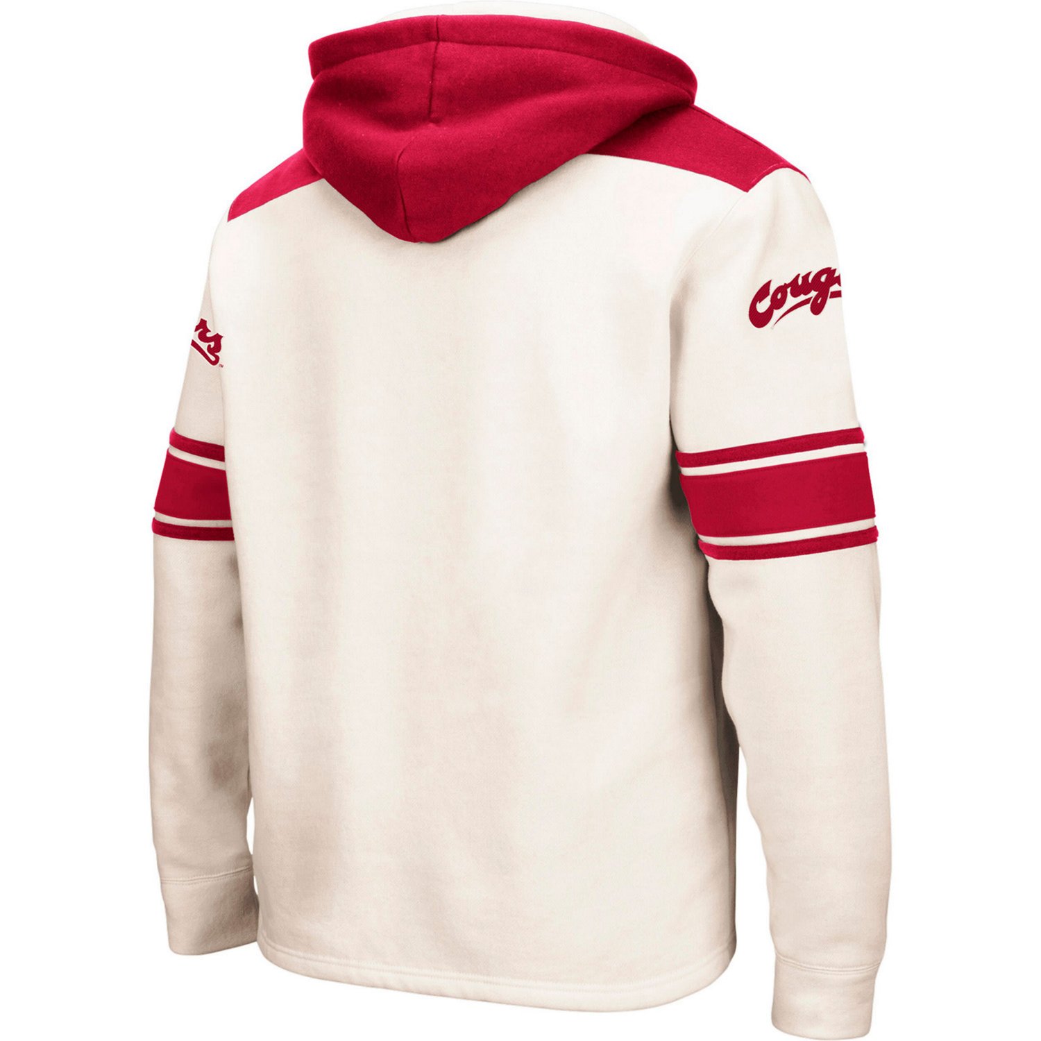 Colosseum Washington State Cougars 20 Lace-Up Pullover Hoodie - view number 3