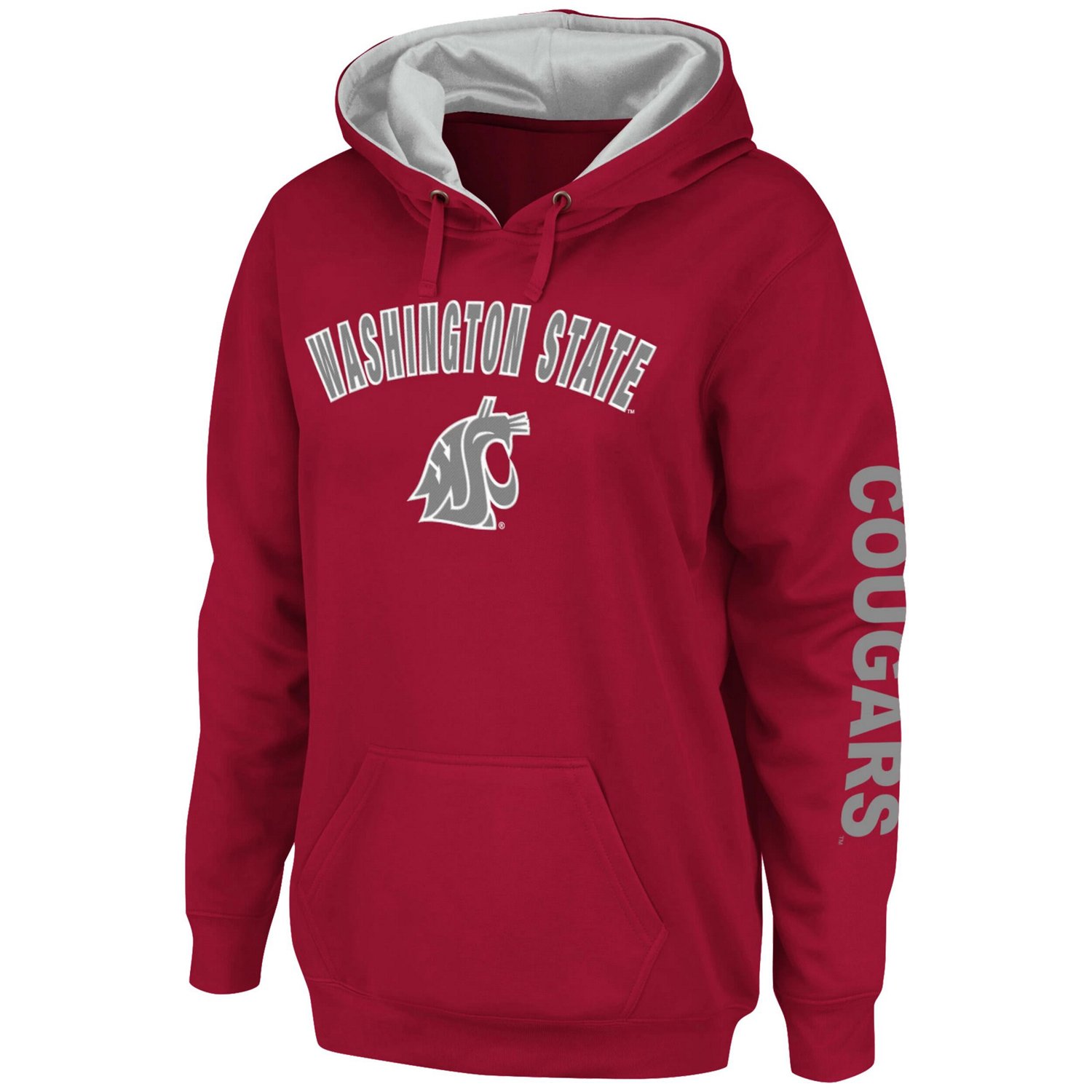 Colosseum Washington State Cougars Loud and Proud Pullover Hoodie - view number 2
