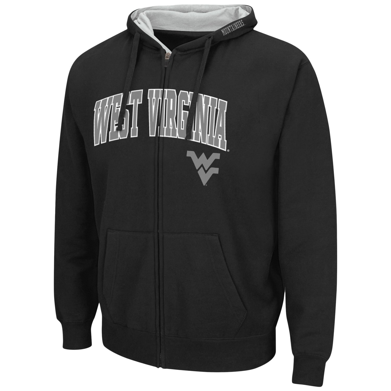 Colosseum West Virginia Mountaineers Arch  Logo 30 Full-Zip Hoodie