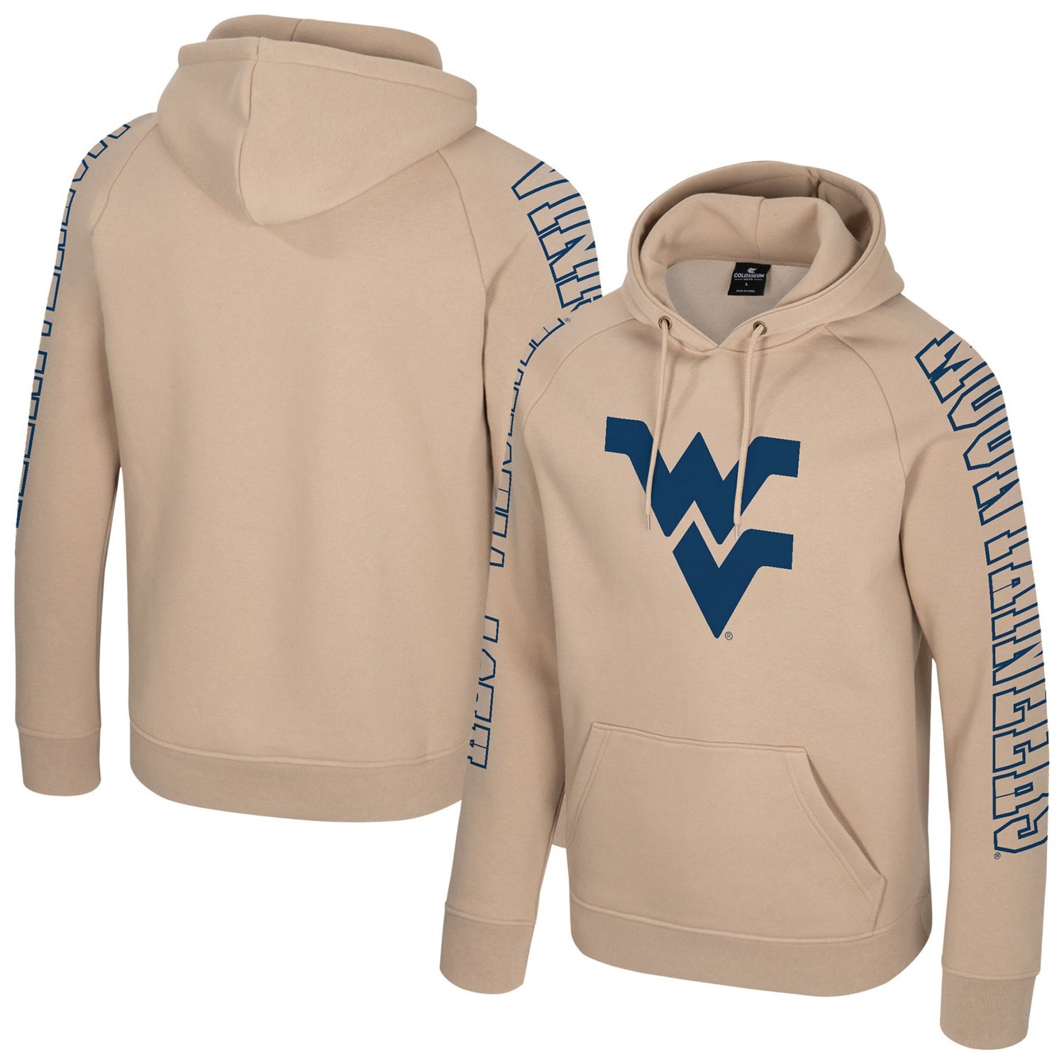 Colosseum West Virginia Mountaineers Big Break Raglan Hoodie - view number 1