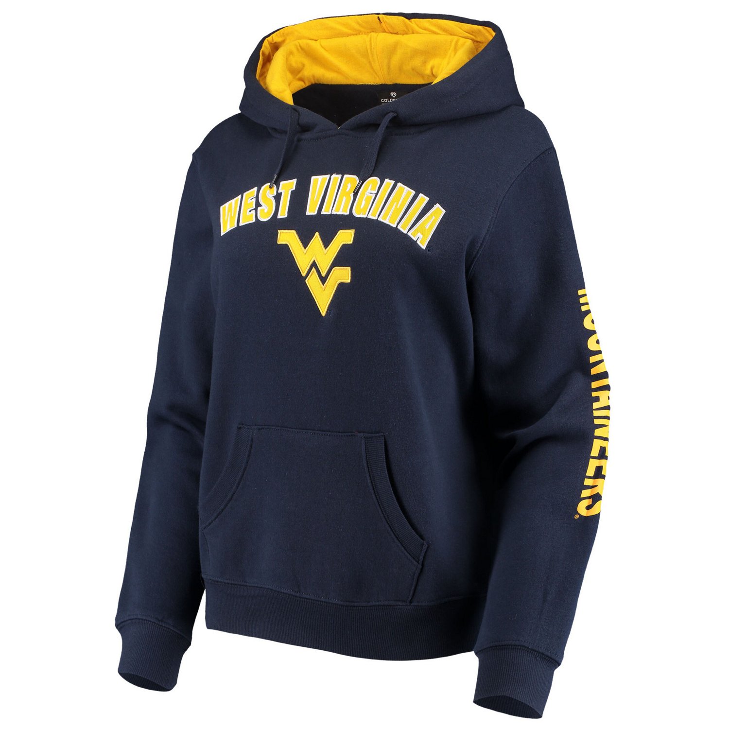 Colosseum West Virginia Mountaineers Loud and Proud Pullover Hoodie - view number 2