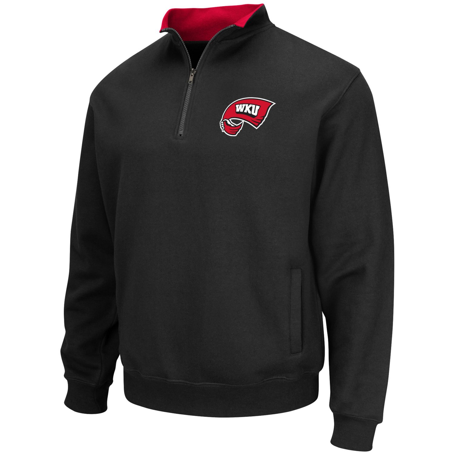 Colosseum Western Kentucky Hilltoppers Tortugas Quarter-Zip Sweatshirt                                                           - view number 2
