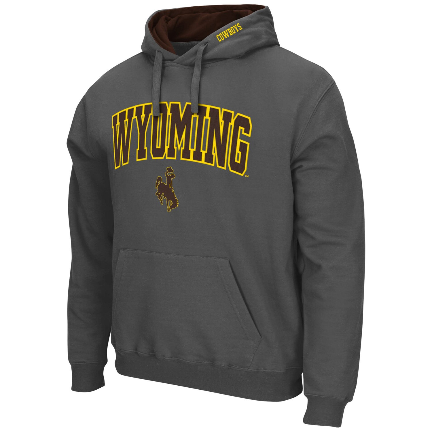 Colosseum Wyoming Cowboys Arch and Logo Pullover Hoodie                                                                          - view number 2