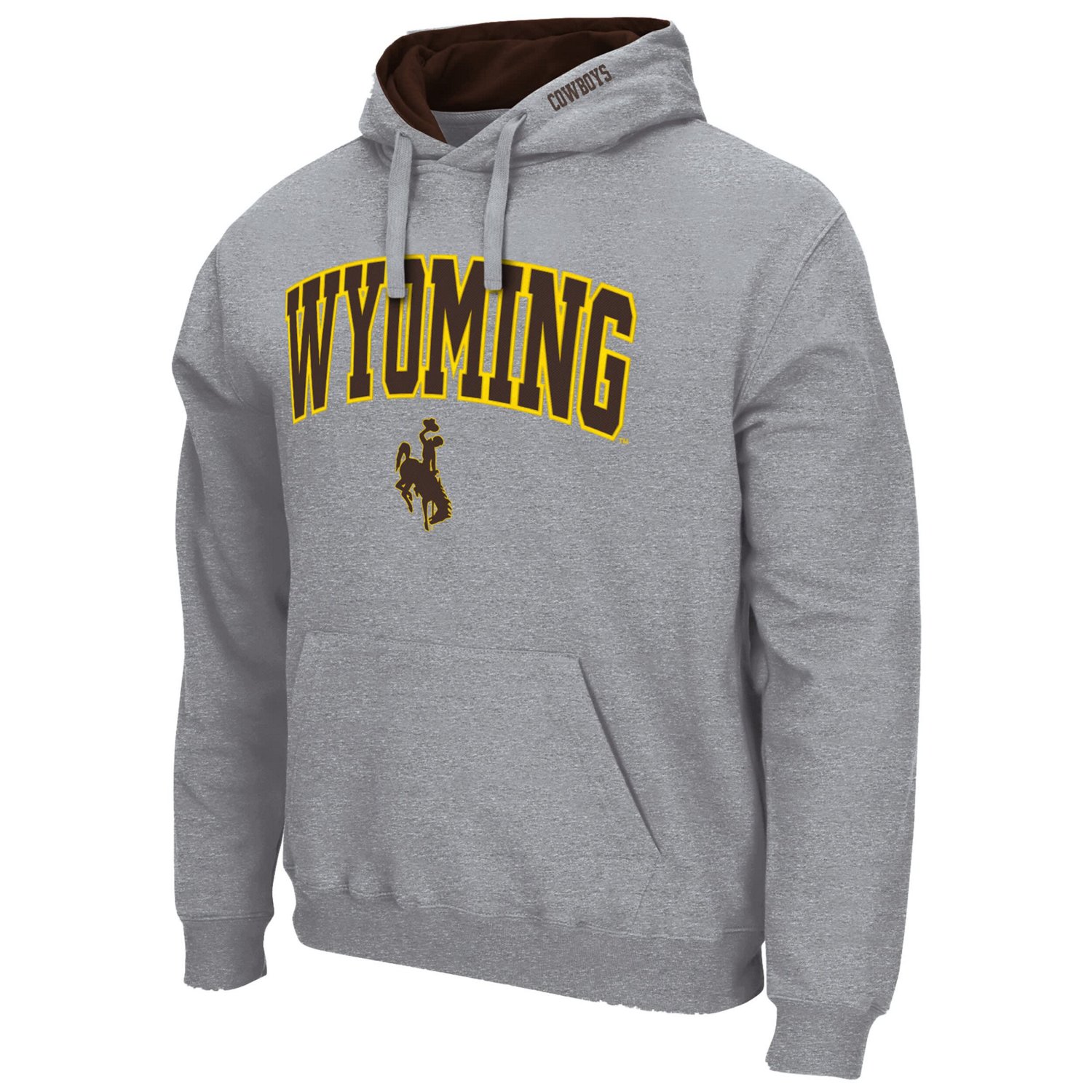 Colosseum Wyoming Cowboys Arch and Logo Pullover Hoodie                                                                          - view number 2