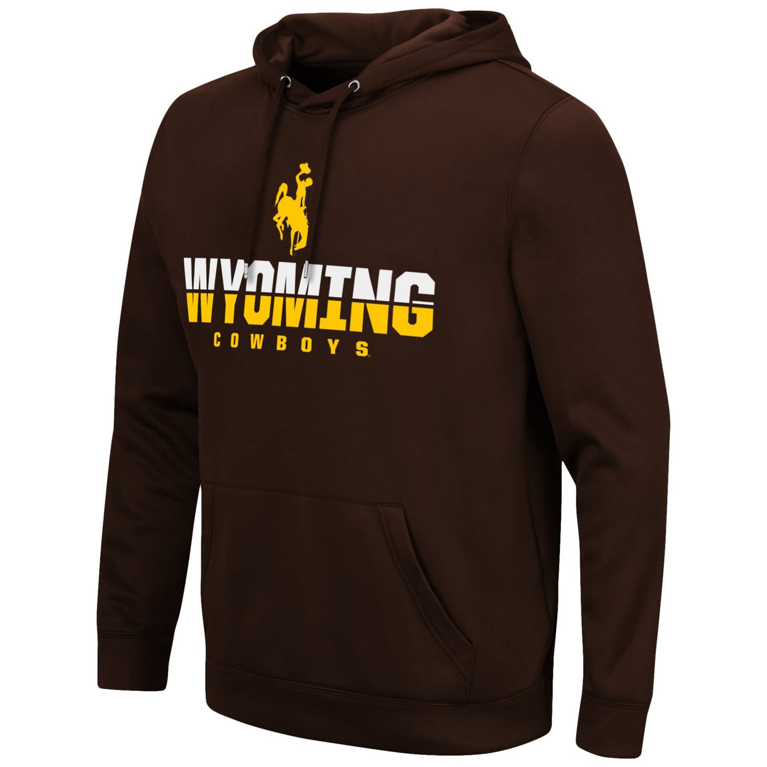 Colosseum Wyoming Cowboys Lantern Pullover Hoodie                                                                                - view number 2