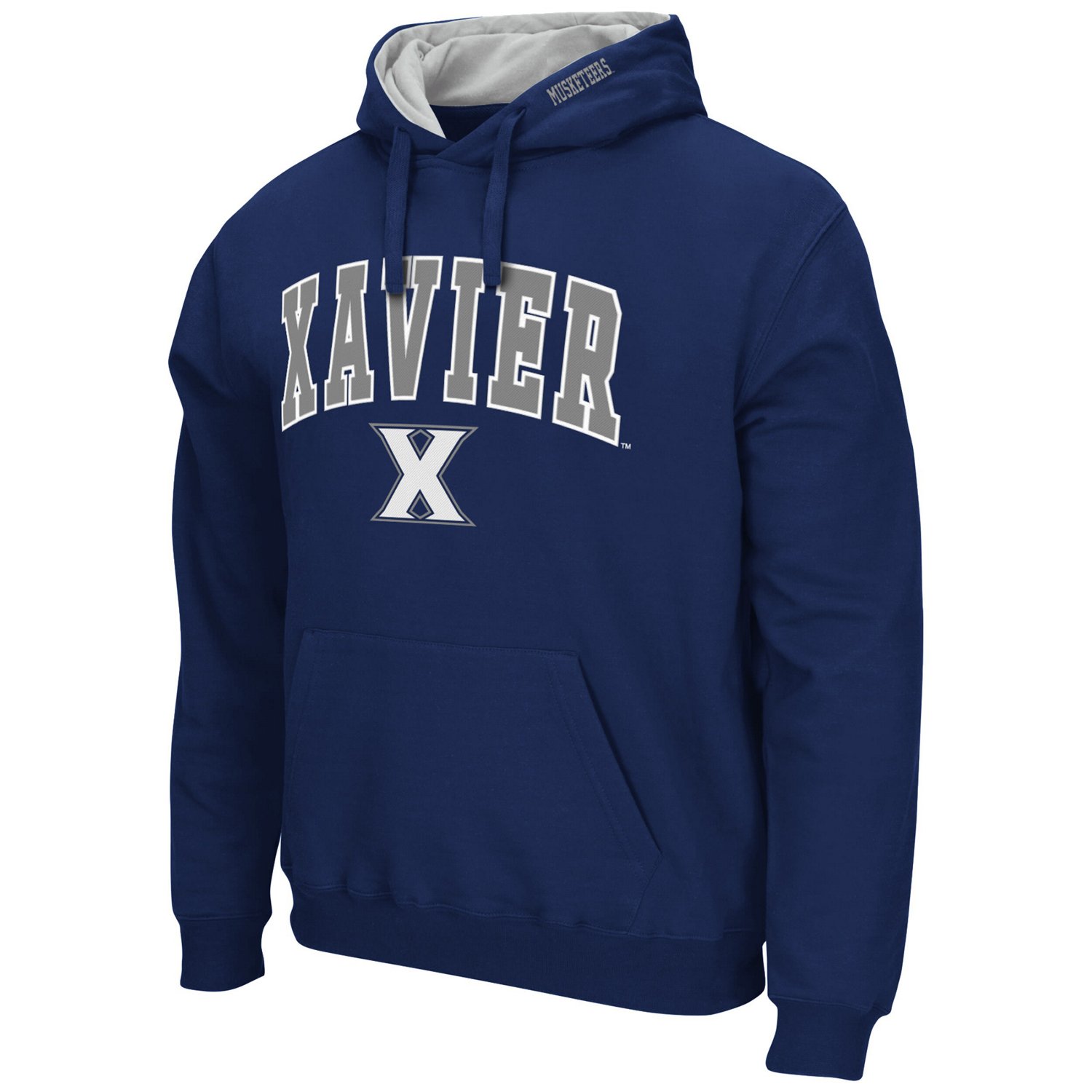 Colosseum Xavier Musketeers Arch and Logo Pullover Hoodie                                                                        - view number 2