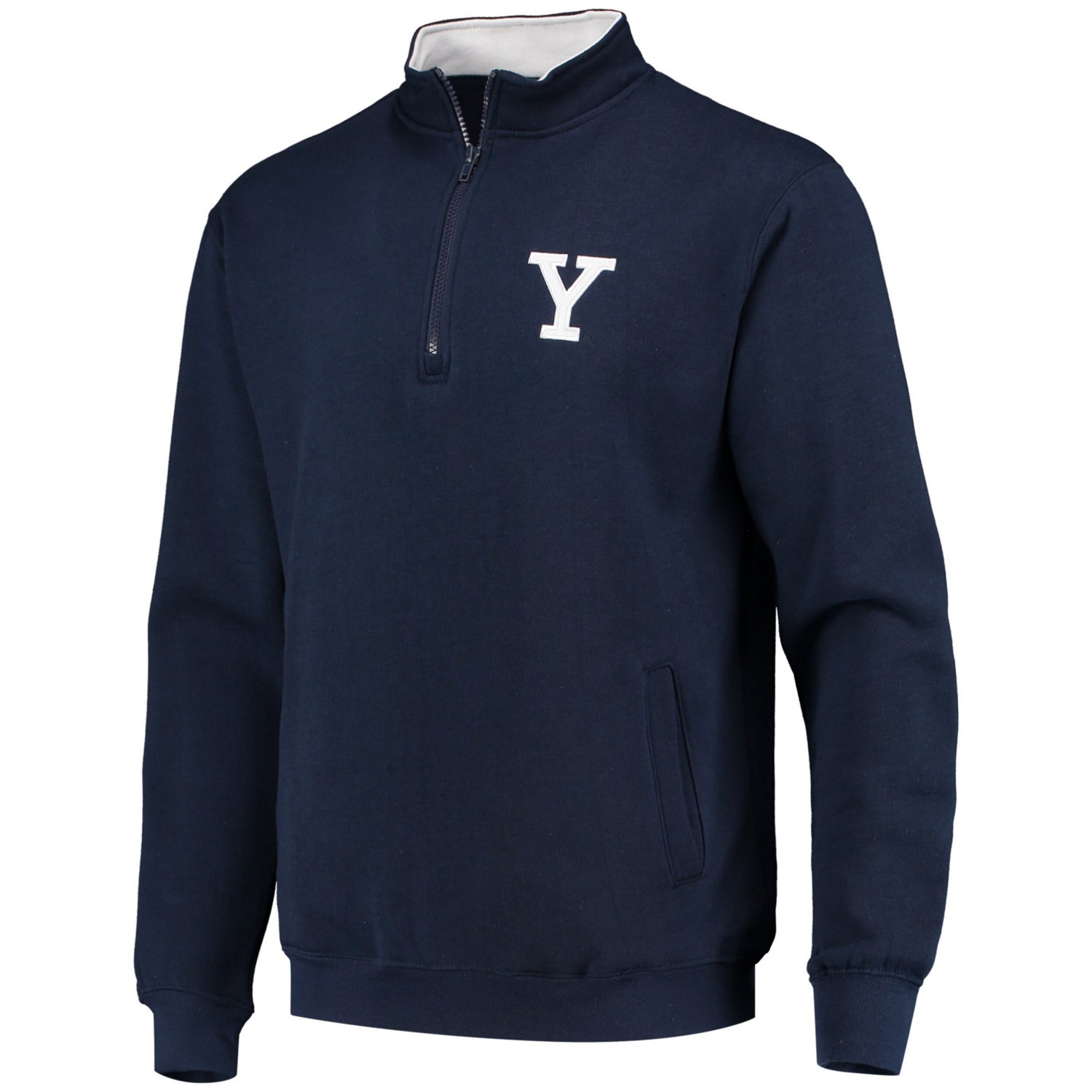 Colosseum Yale Bulldogs Tortugas Logo Quarter-Zip Jacket - view number 2