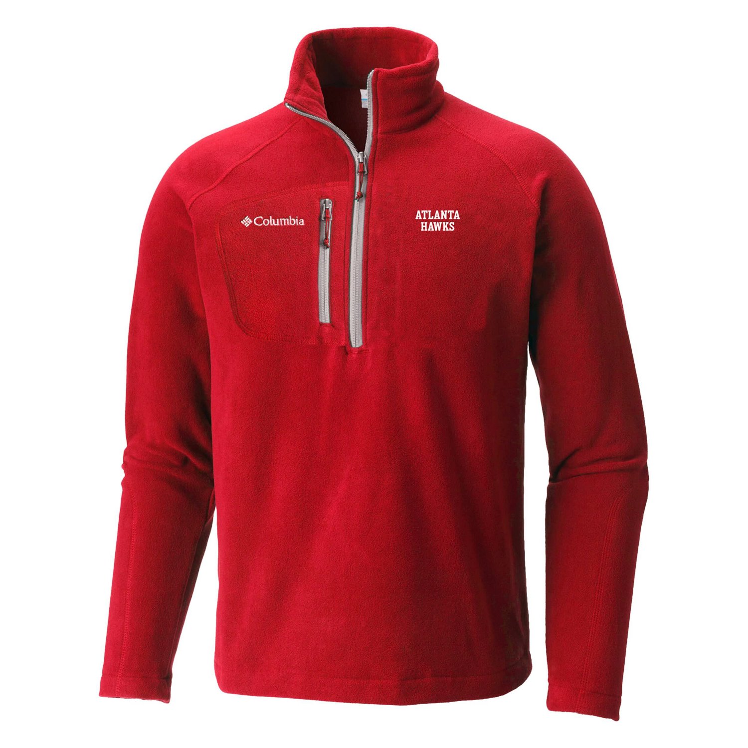 Columbia Atlanta Hawks Fast Trek III Half-Zip Fleece Pullover                                                                    - view number 2