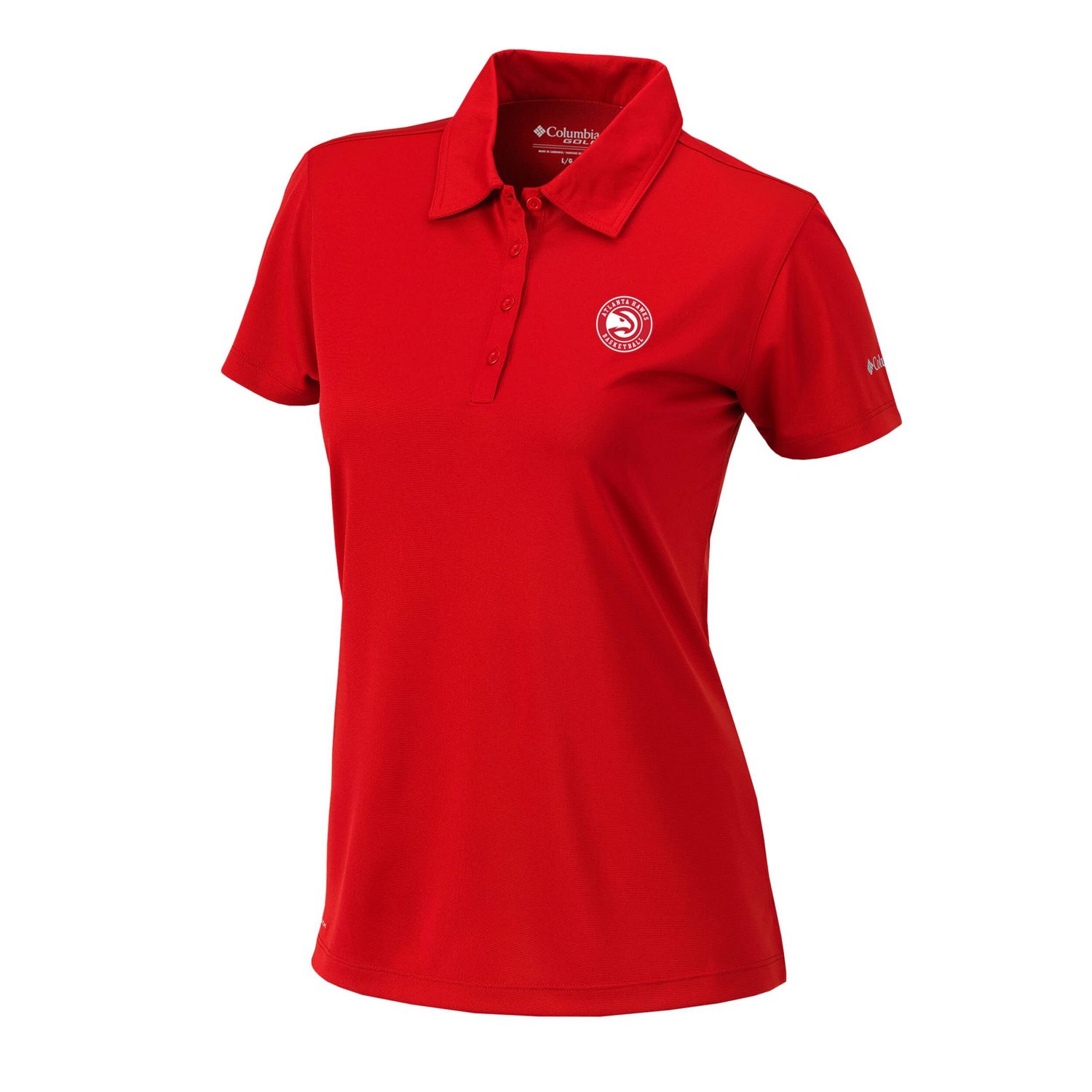 Columbia Atlanta Hawks Omni-Wick Birdie Polo - view number 2