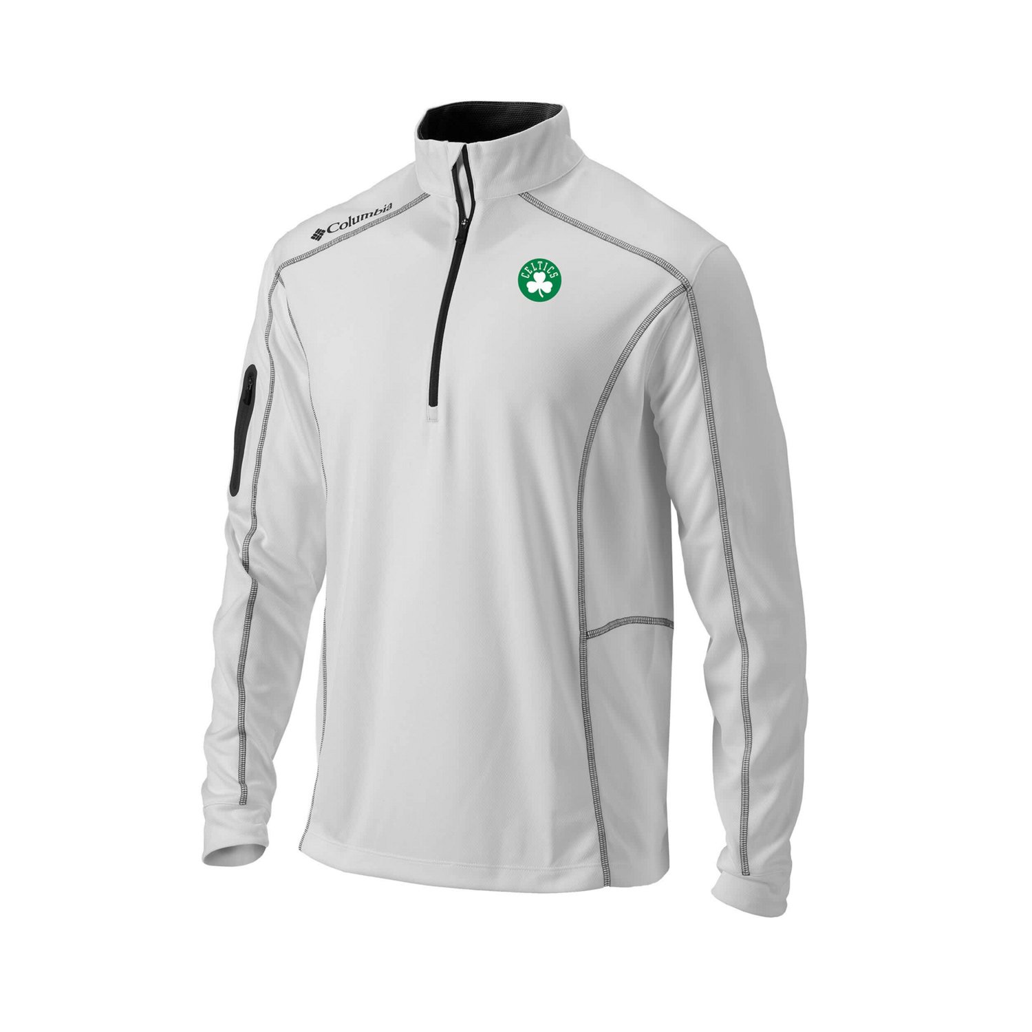 Columbia Boston Celtics Omni-Wick Shotgun Quarter-Zip Pullover                                                                   - view number 2