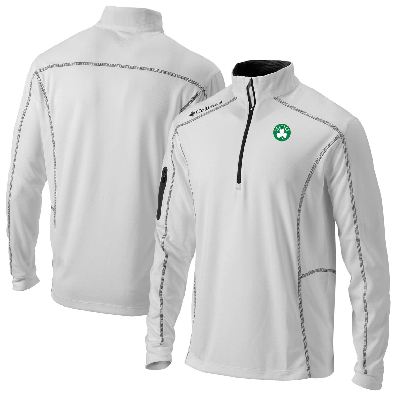 Columbia Boston Celtics Omni-Wick Shotgun Quarter-Zip Pullover