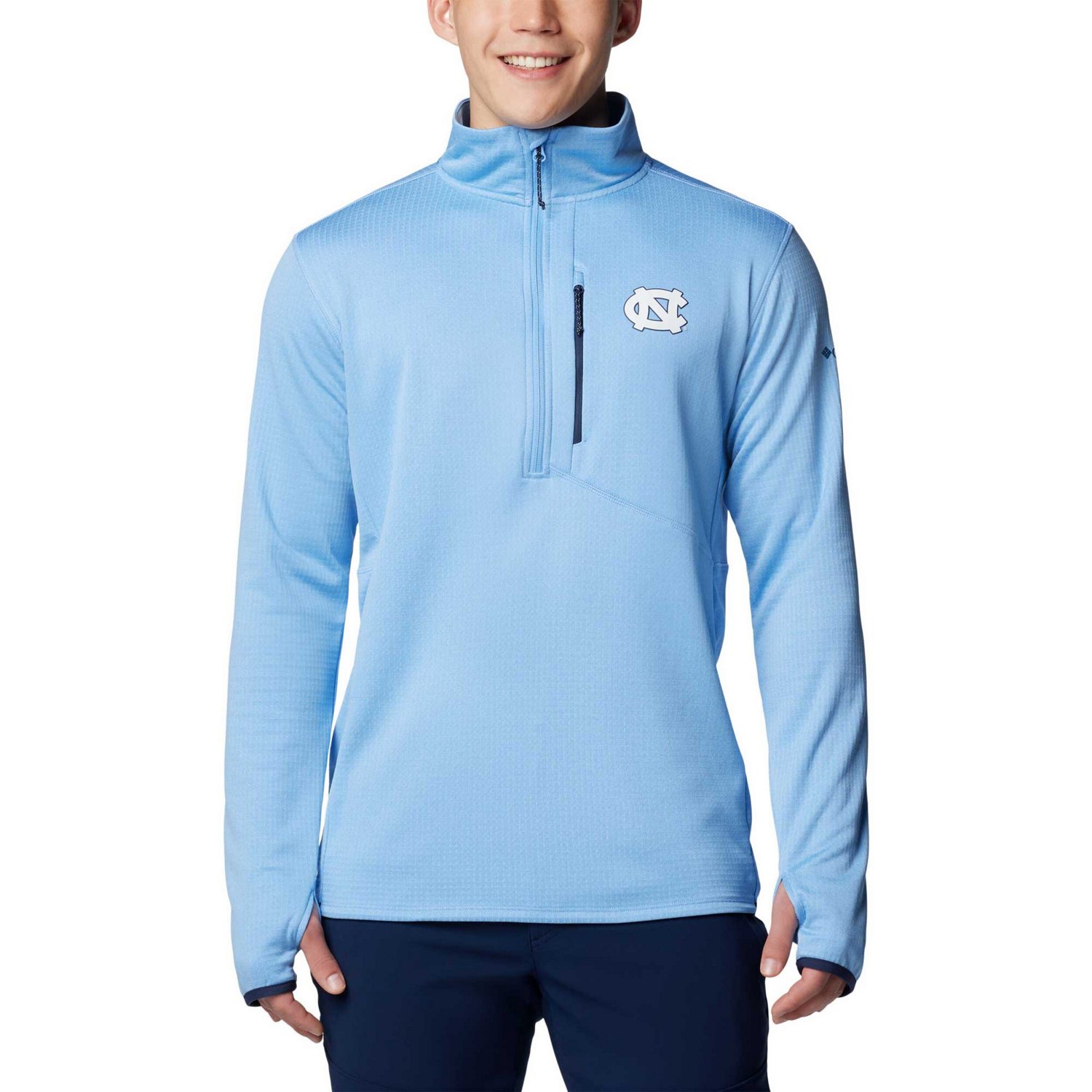 Columbia Carolina North Carolina Tar Heels Park View Grid Fleece Omni-Wick Half-Zip Jacket - view number 1
