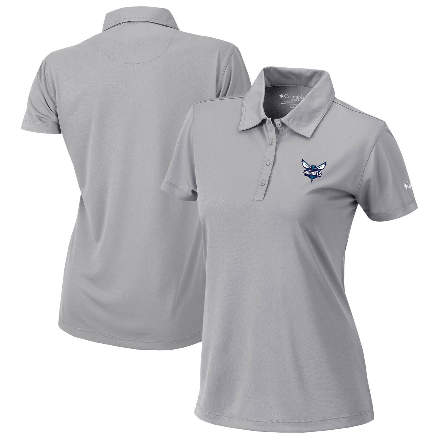 Columbia Charlotte Hornets Omni-Wick Birdie Polo