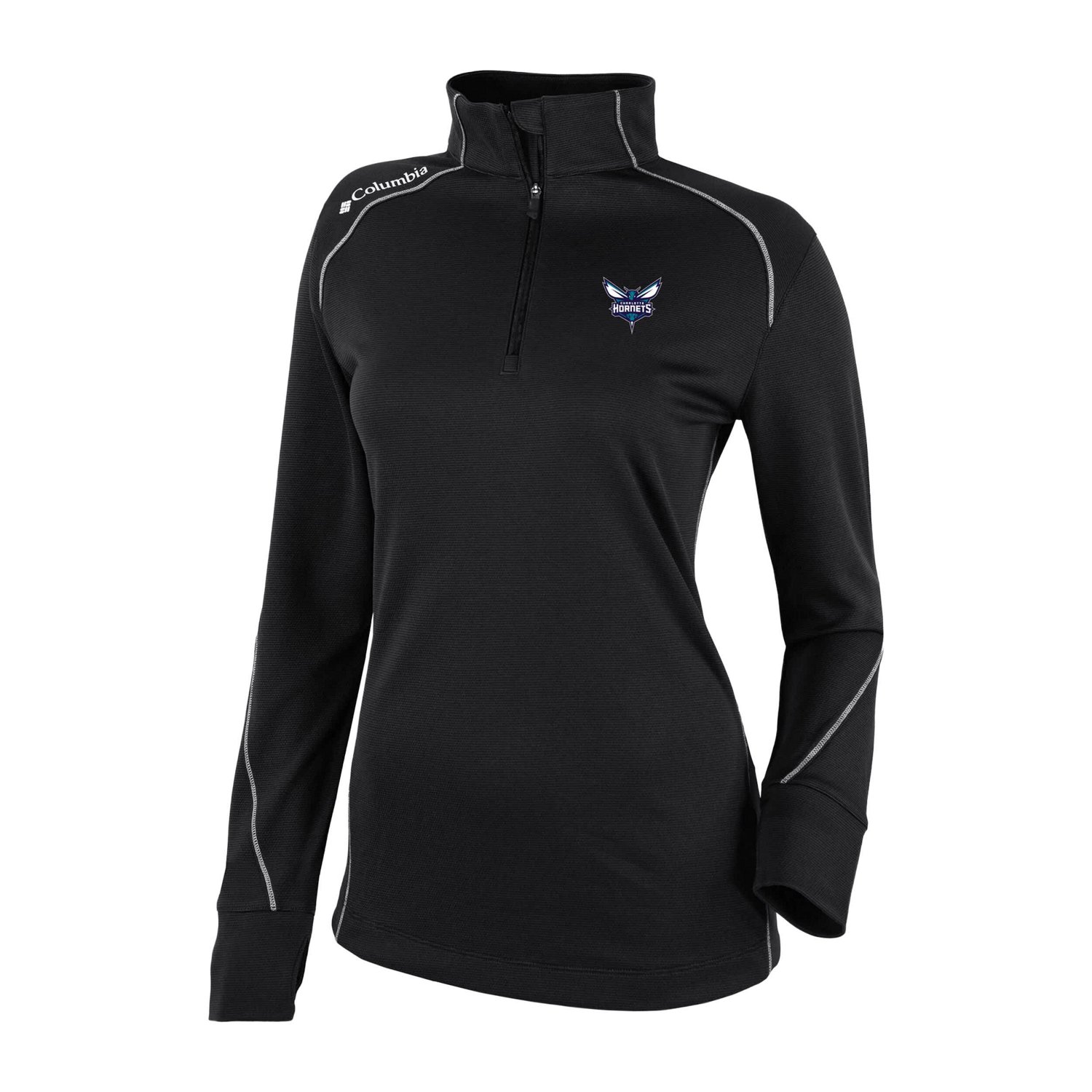 Columbia Charlotte Hornets Omni-Wick Shotgun 20 Quarter-Zip Pullover Top                                                         - view number 2