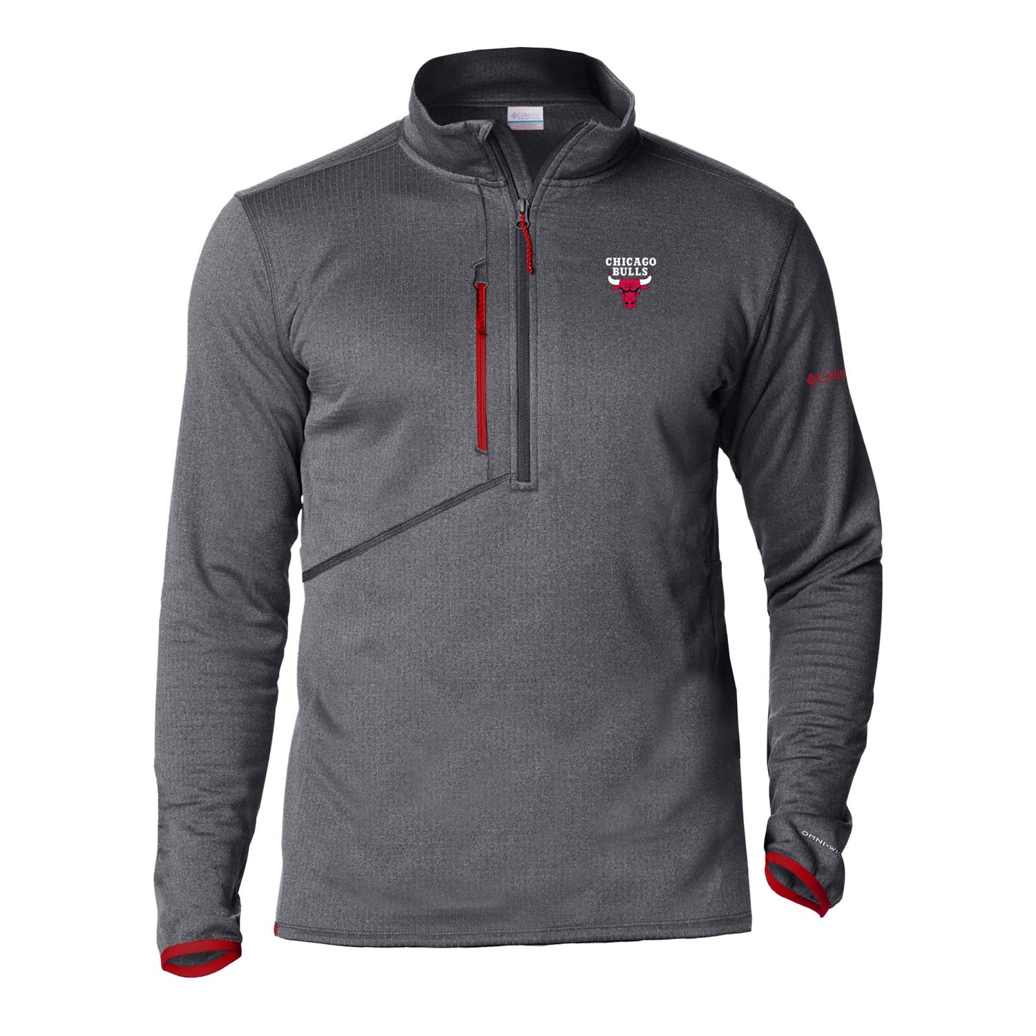 Columbia Chicago Bulls Park View Half-Zip Top
