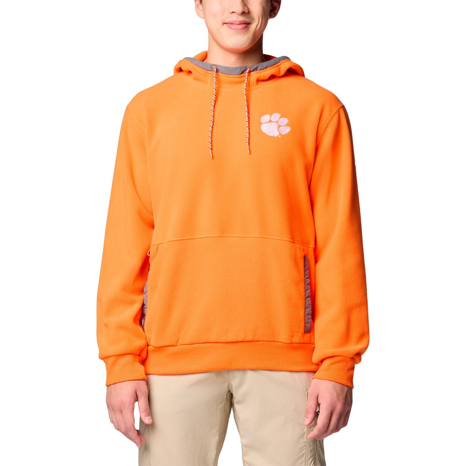 Columbia Clemson Tigers Flanker Fleece Pullover Hoodie                                                                           - view number 1