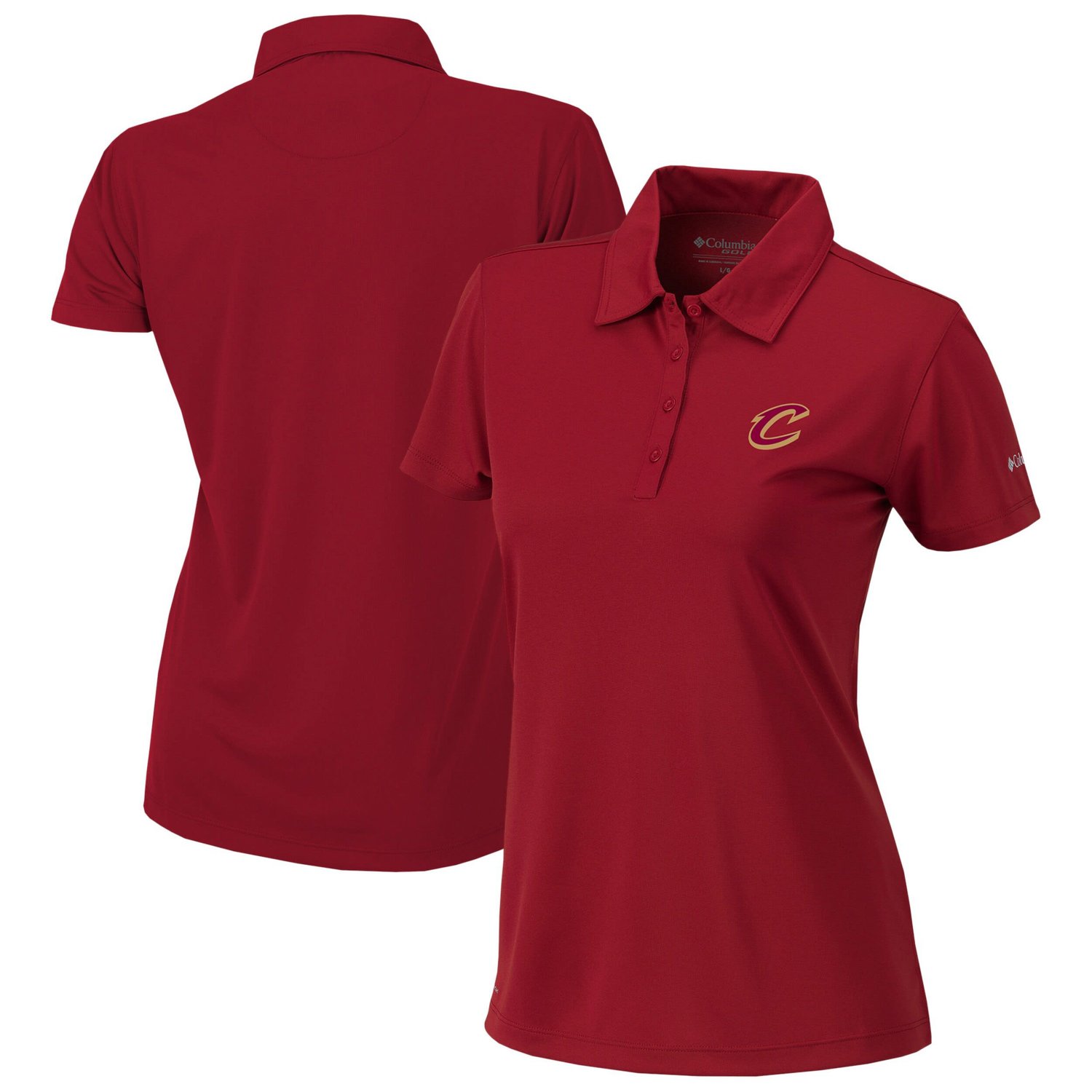 Columbia Cleveland Cavaliers Omni-Wick Birdie Polo - view number 1