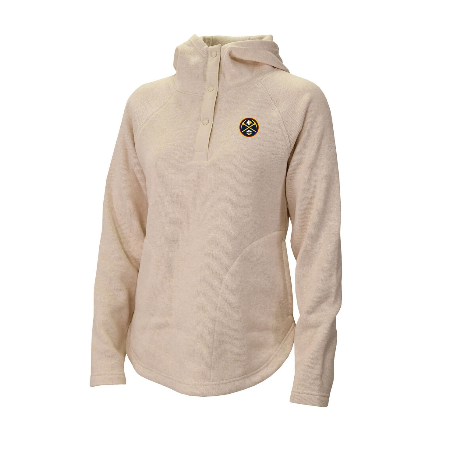 Columbia Denver Nuggets Sweater Weather Quarter-Snap Hoodie - view number 2