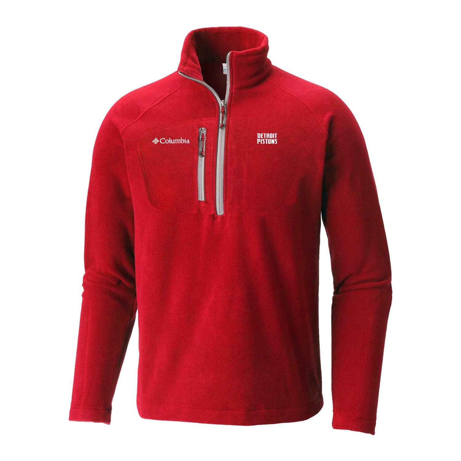 Columbia Detroit Pistons Fast Trek III Half-Zip Fleece Pullover - view number 2