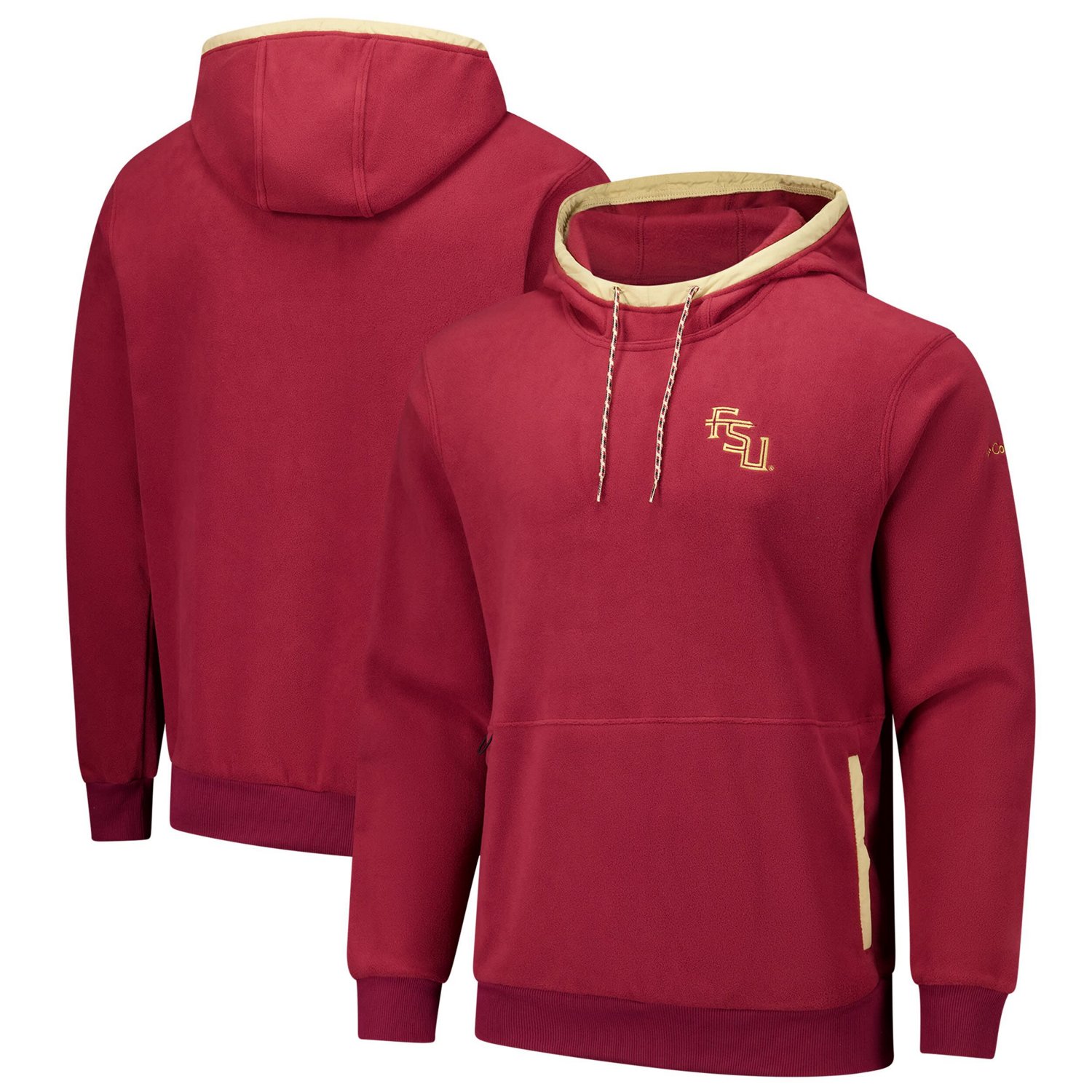 Columbia Florida State Seminoles Flanker Fleece Pullover Hoodie                                                                  - view number 1
