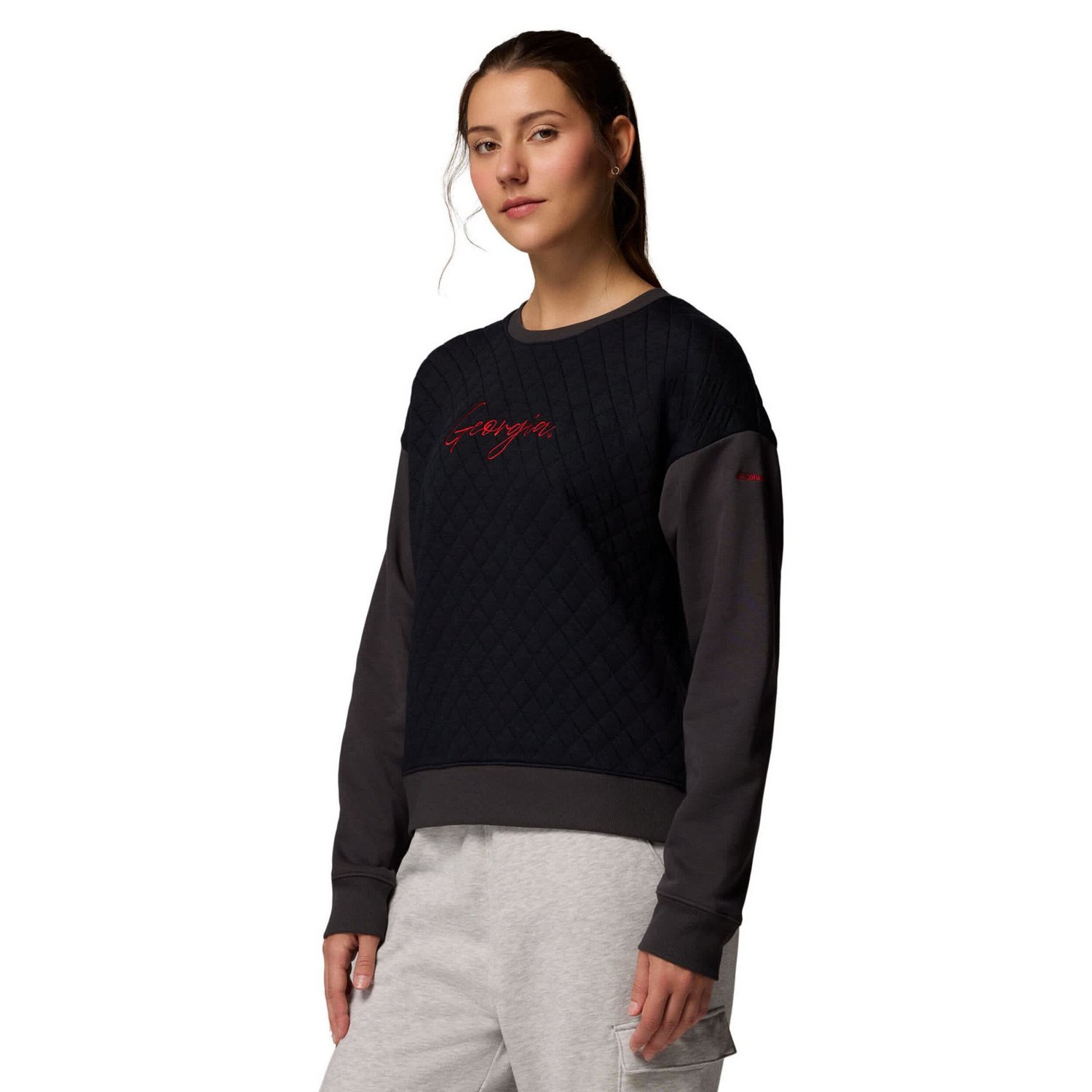 Columbia Georgia Bulldogs Collegiate Hart Mountain Quilted Sweatshirt - view number 3