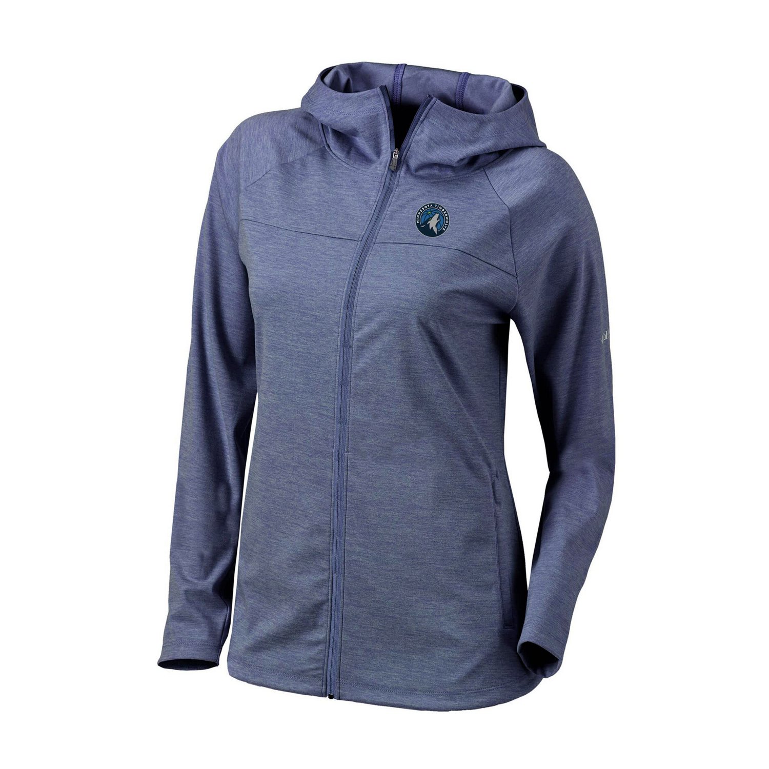 Columbia Minnesota Timberwolves Omni-Wick Half Shot Full-Zip Hoodie - view number 2