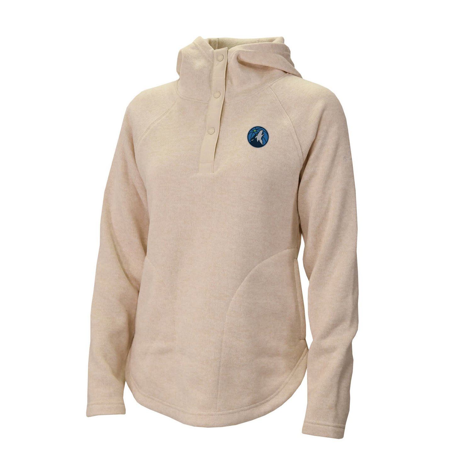Columbia Minnesota Timberwolves Sweater Weather Quarter-Snap Hoodie - view number 2
