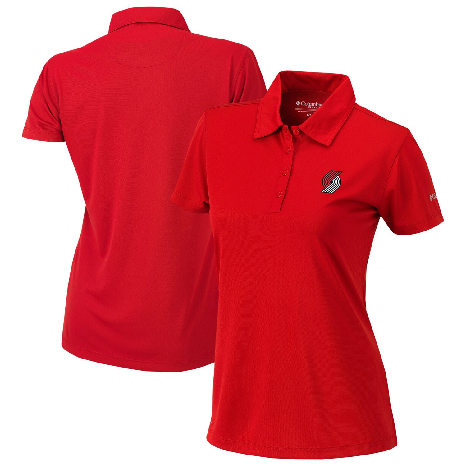 Columbia Portland Trail Blazers Omni-Wick Birdie Polo