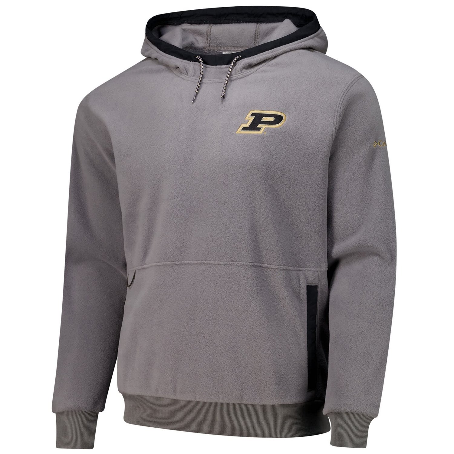 Columbia Purdue Boilermakers Flanker Fleece Pullover Hoodie                                                                      - view number 2