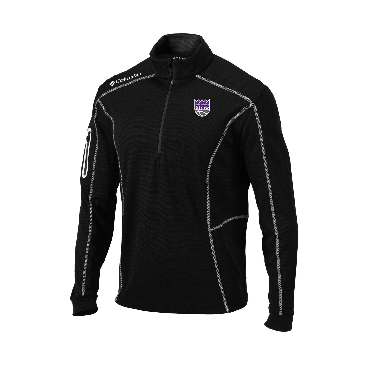 Columbia Sacramento Kings Omni-Wick Shotgun Quarter-Zip Pullover - view number 2