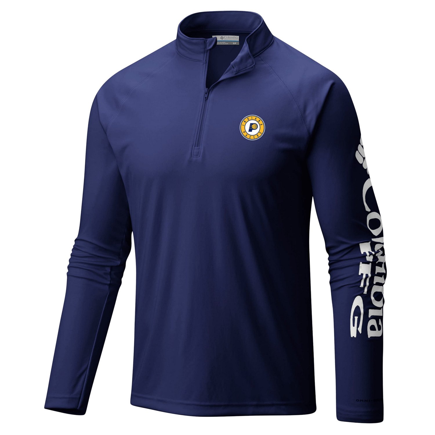 Columbia Sportswear Men’s Indiana Pacers PFG Terminal Tackle 1/4-Zip Top - view number 2