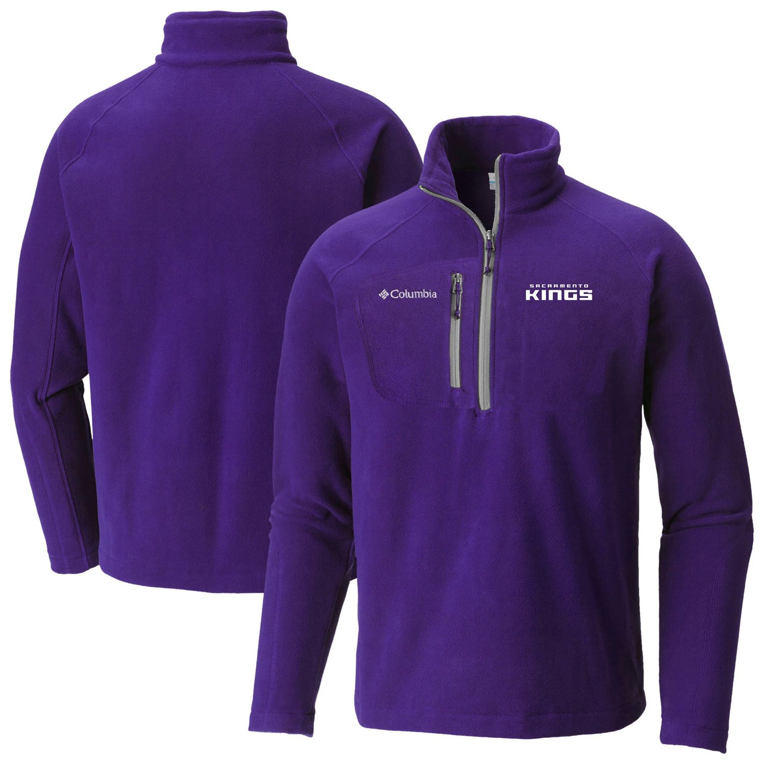 Columbia Sportswear Men's Sacramento Kings Fast Trek III 1/2 Zip Fleece Pullover - view number 1
