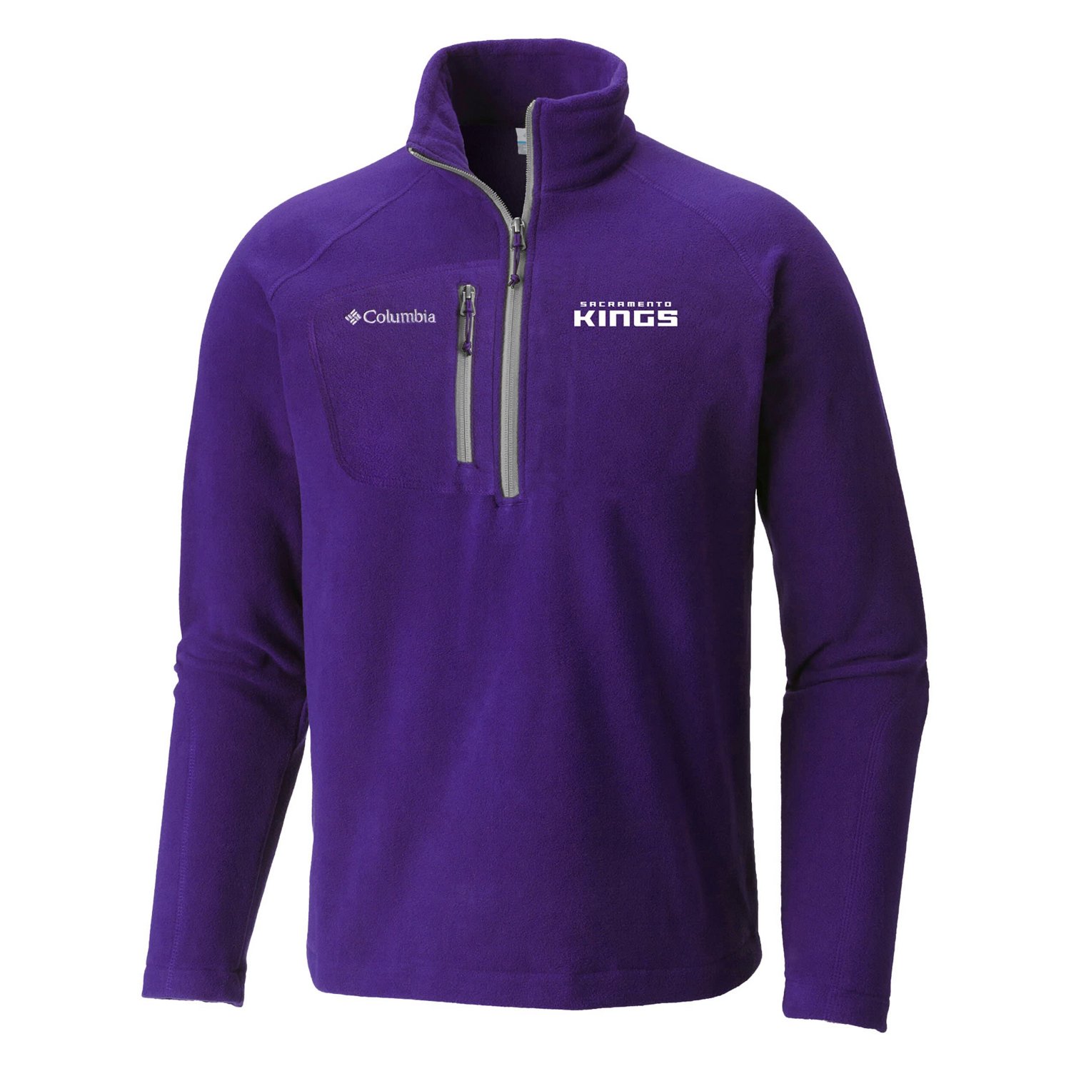 Columbia Sportswear Men's Sacramento Kings Fast Trek III 1/2 Zip Fleece Pullover - view number 2