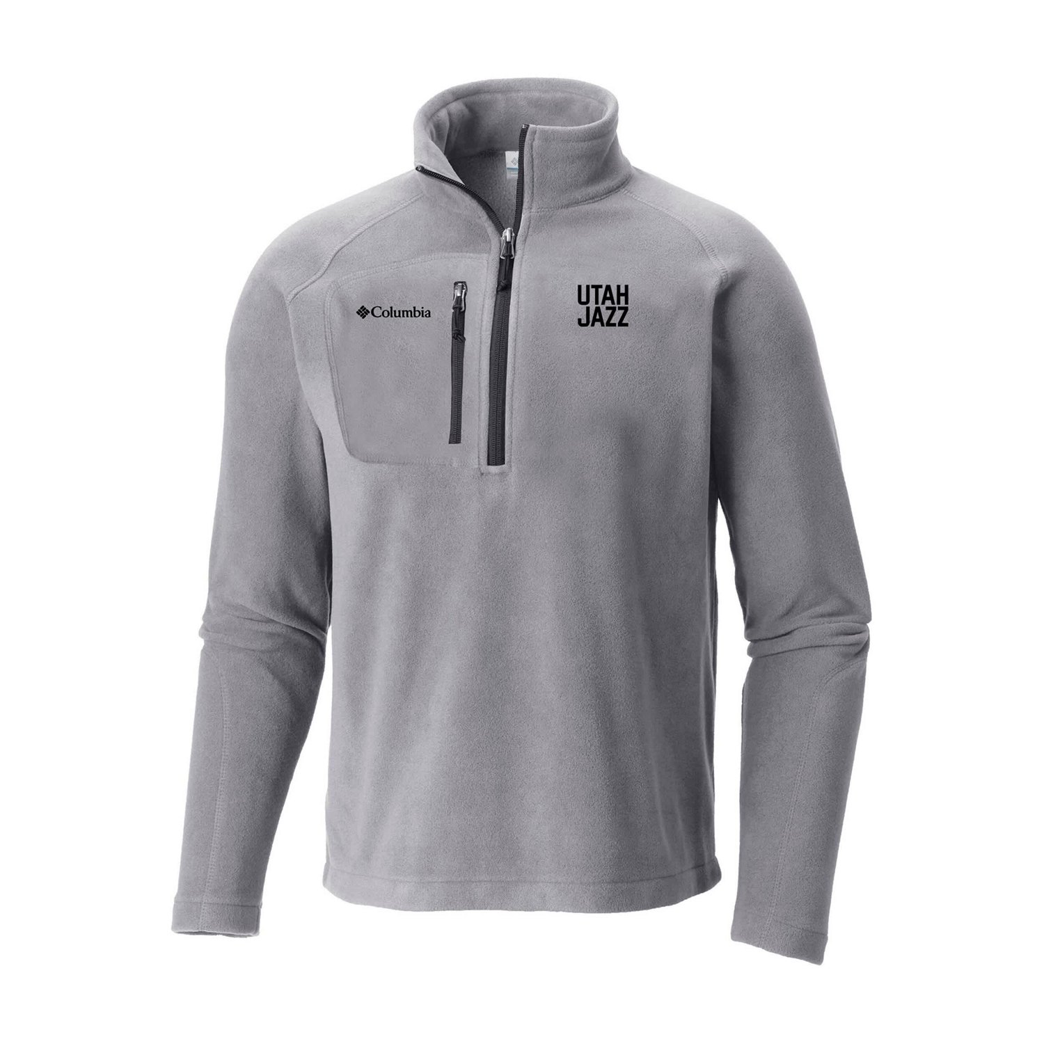 Columbia Sportswear Men's Utah Jazz Fast Trek III 1/2-Zip Fleece Pullover  - view number 2